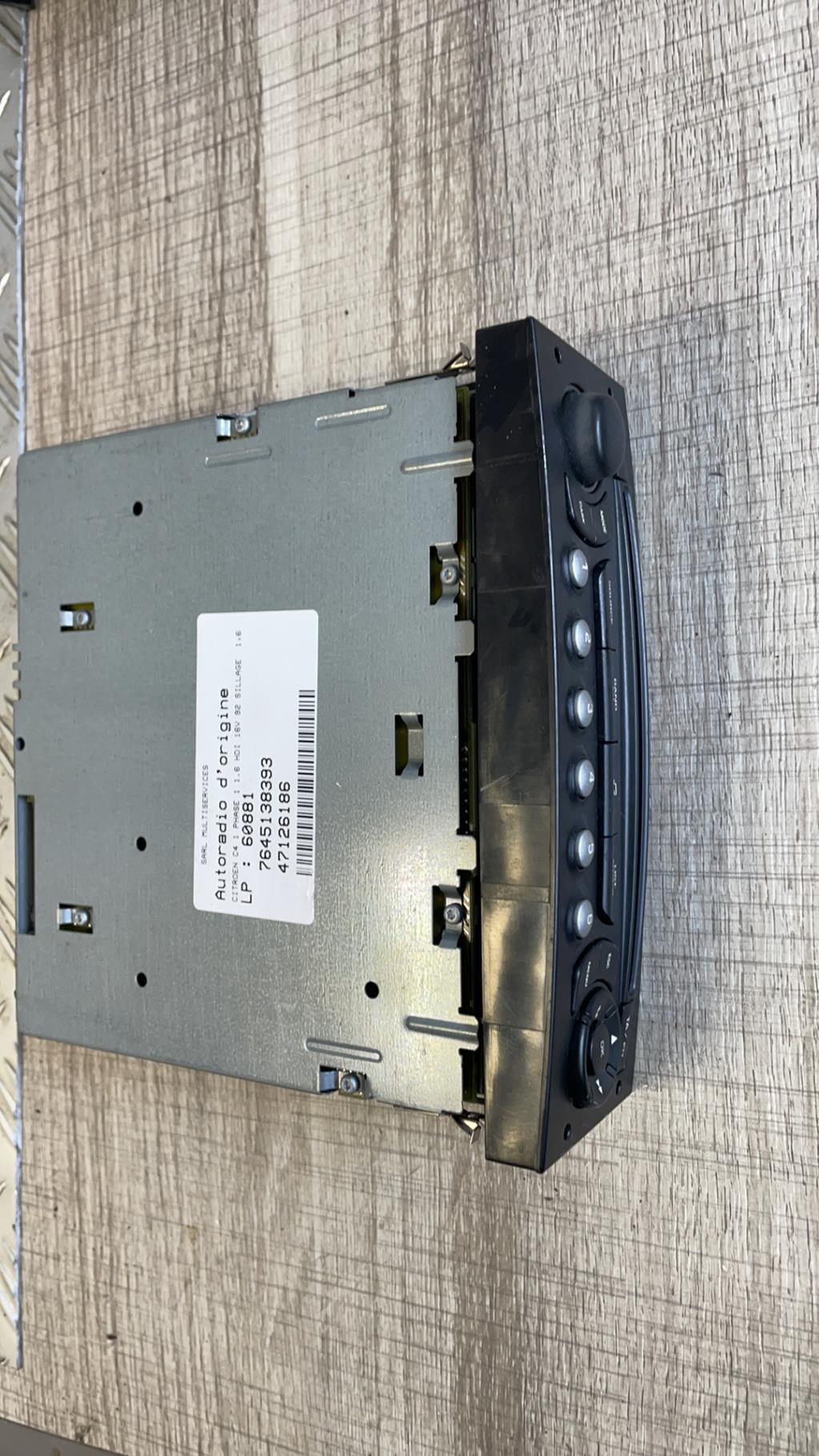 Autoradio originale CITROEN C4 1 PHASE 1  - 1