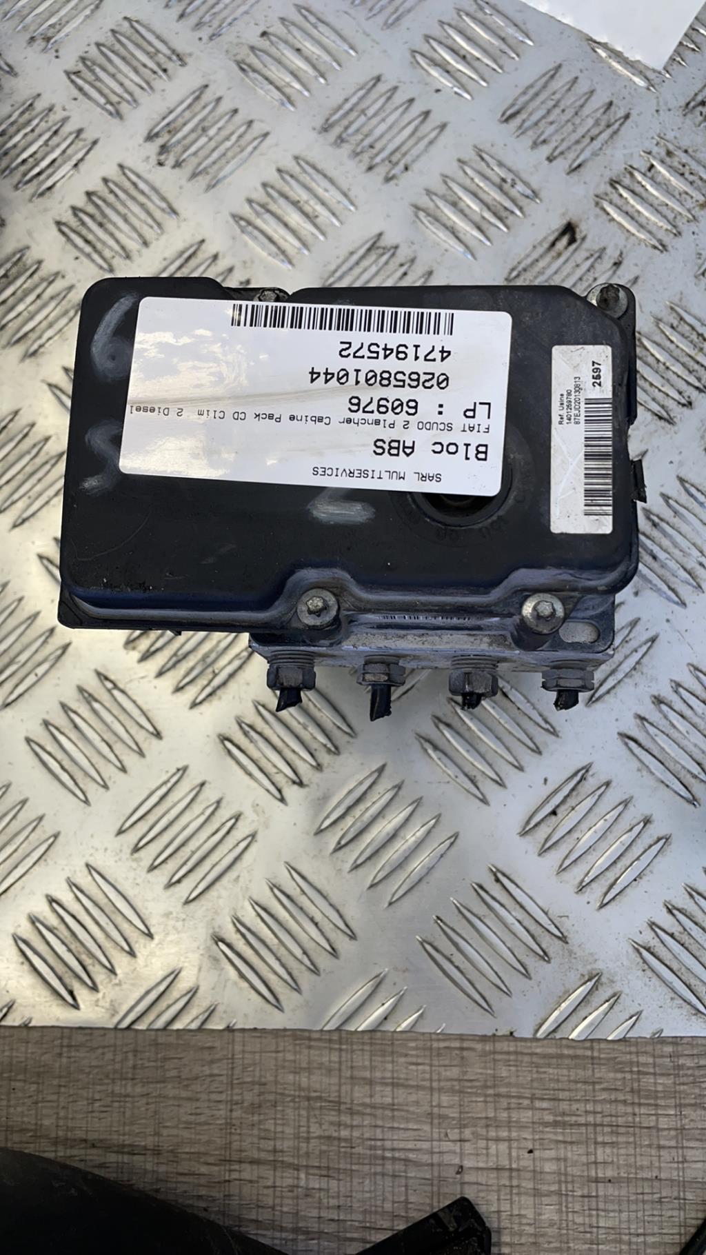 Blocco ABS (antibloccaggio freni) FIAT SCUDO 2 Diésel - 1