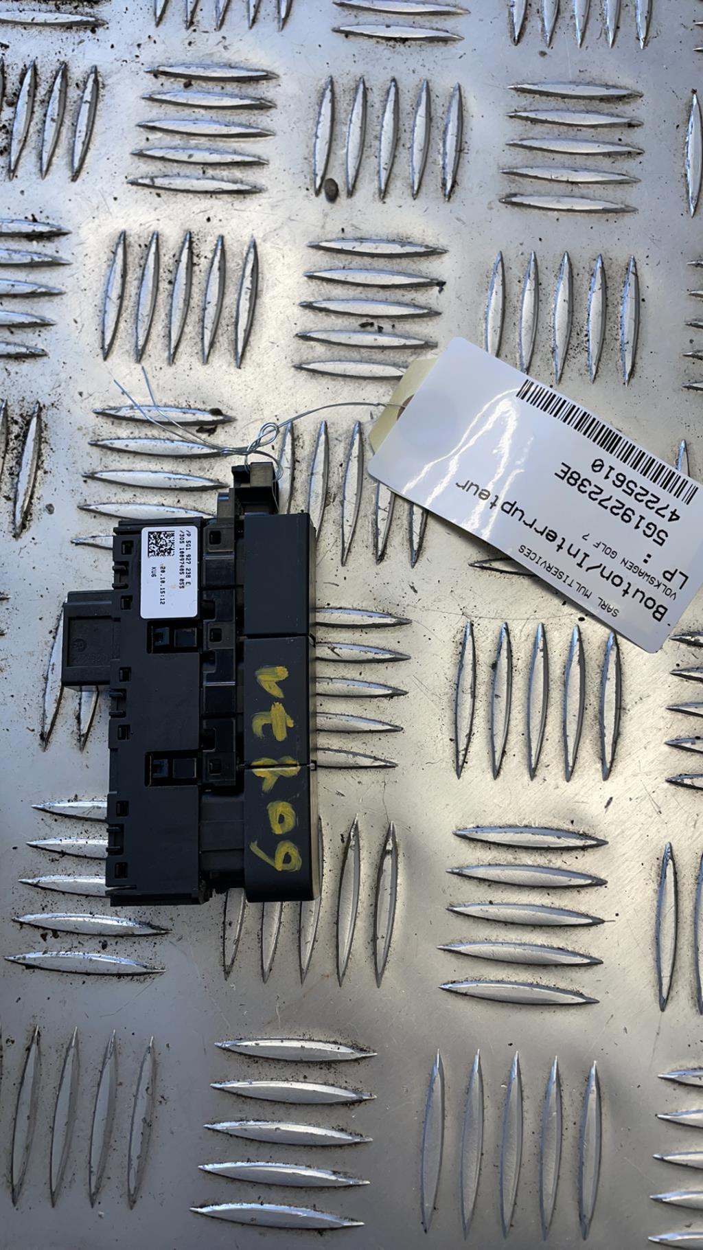 Pulsante/interruttore VOLKSWAGEN GOLF 7 PHASE 1  - 1