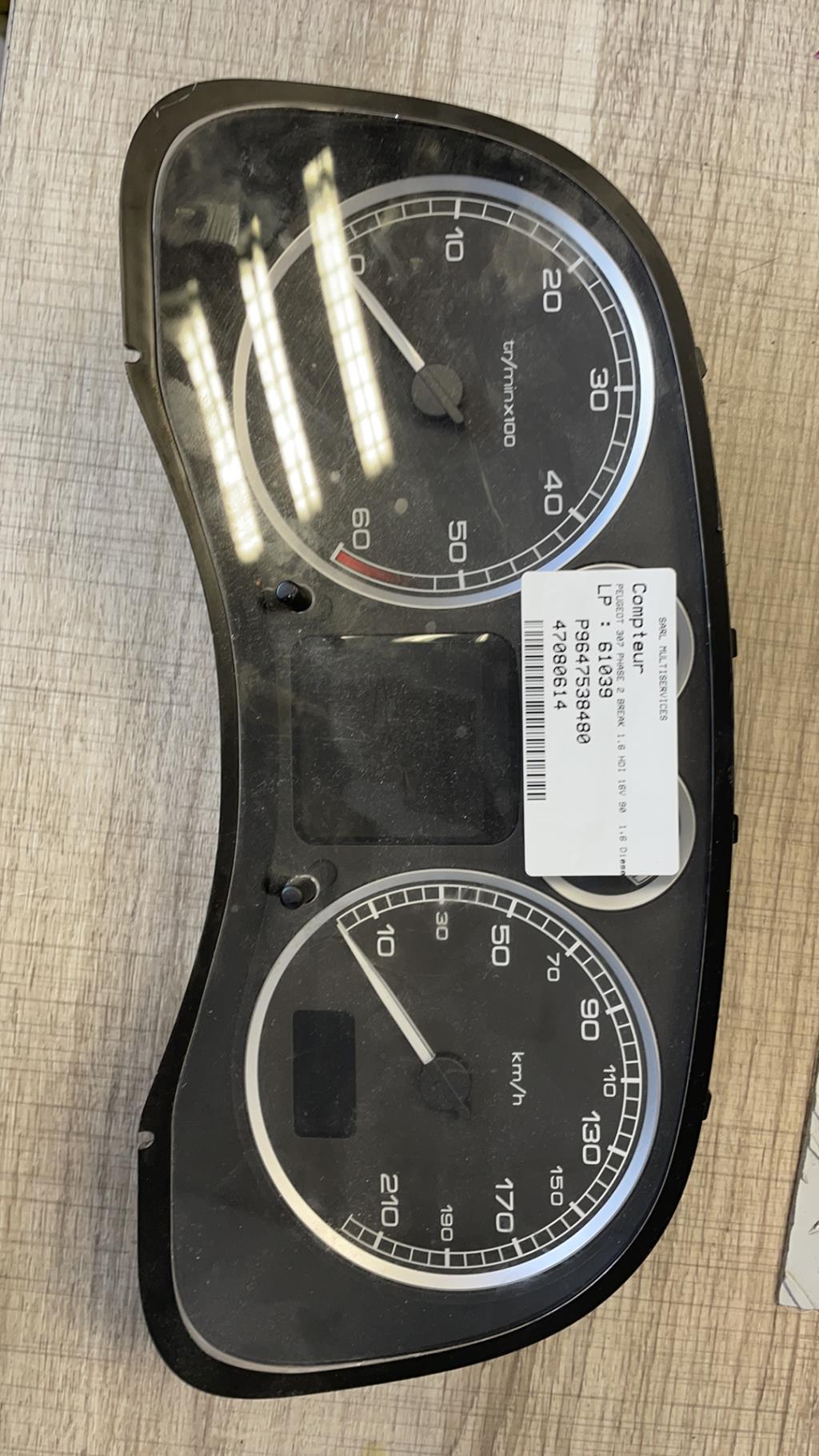 Compteur PEUGEOT 307 PHASE 1 BREAK Diesel - 1