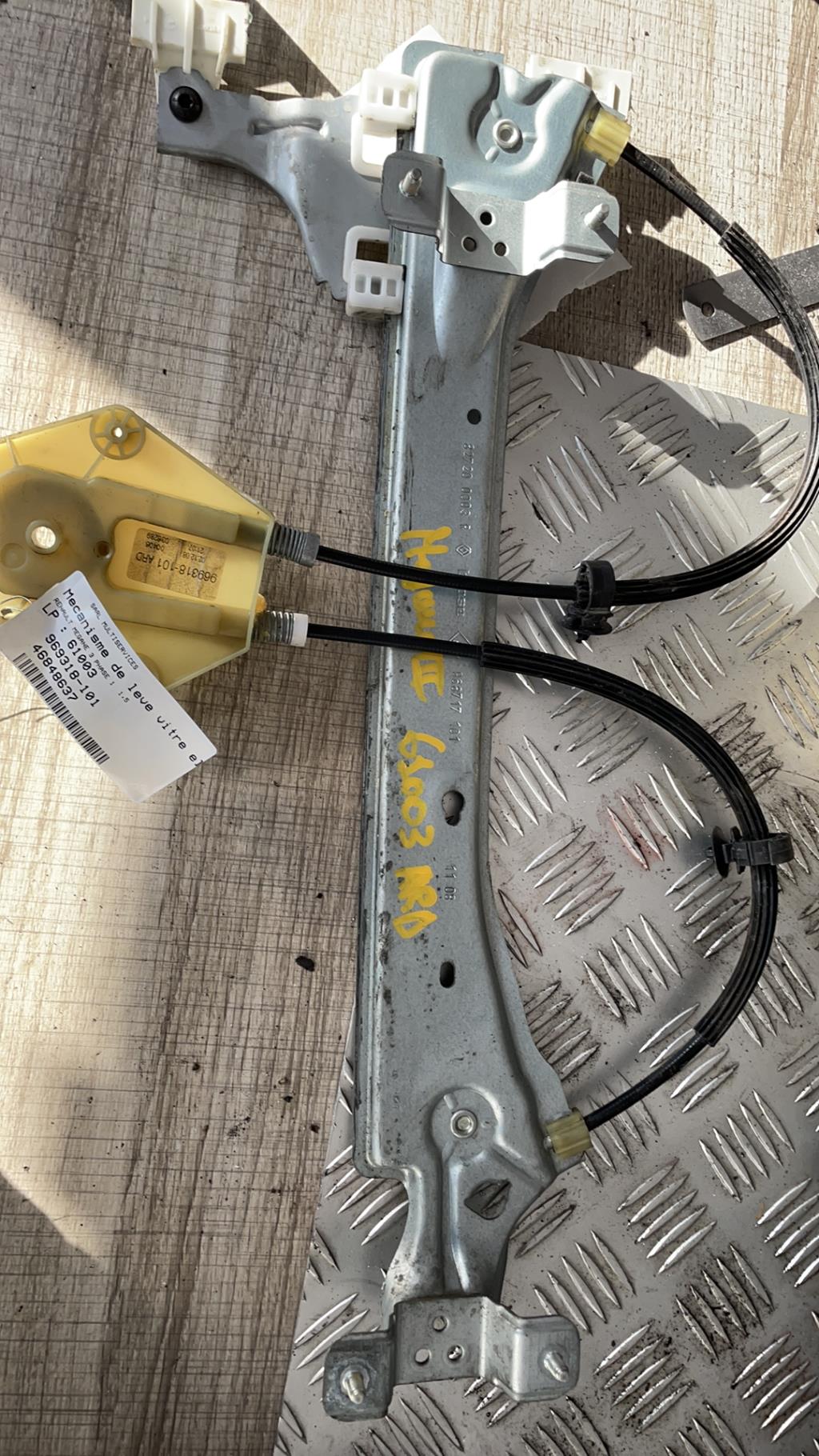 Meccanismo alzacristalli elettrico posteriore destro RENAULT MEGANE 3 PHASE 1  - 1