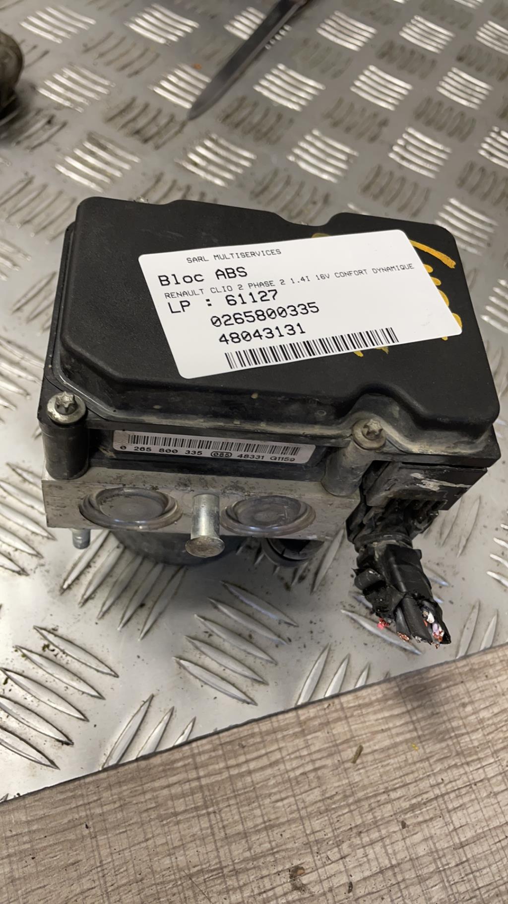 Blocco ABS (antibloccaggio freni) RENAULT CLIO 2 PHASE 2 Gasolina - 1
