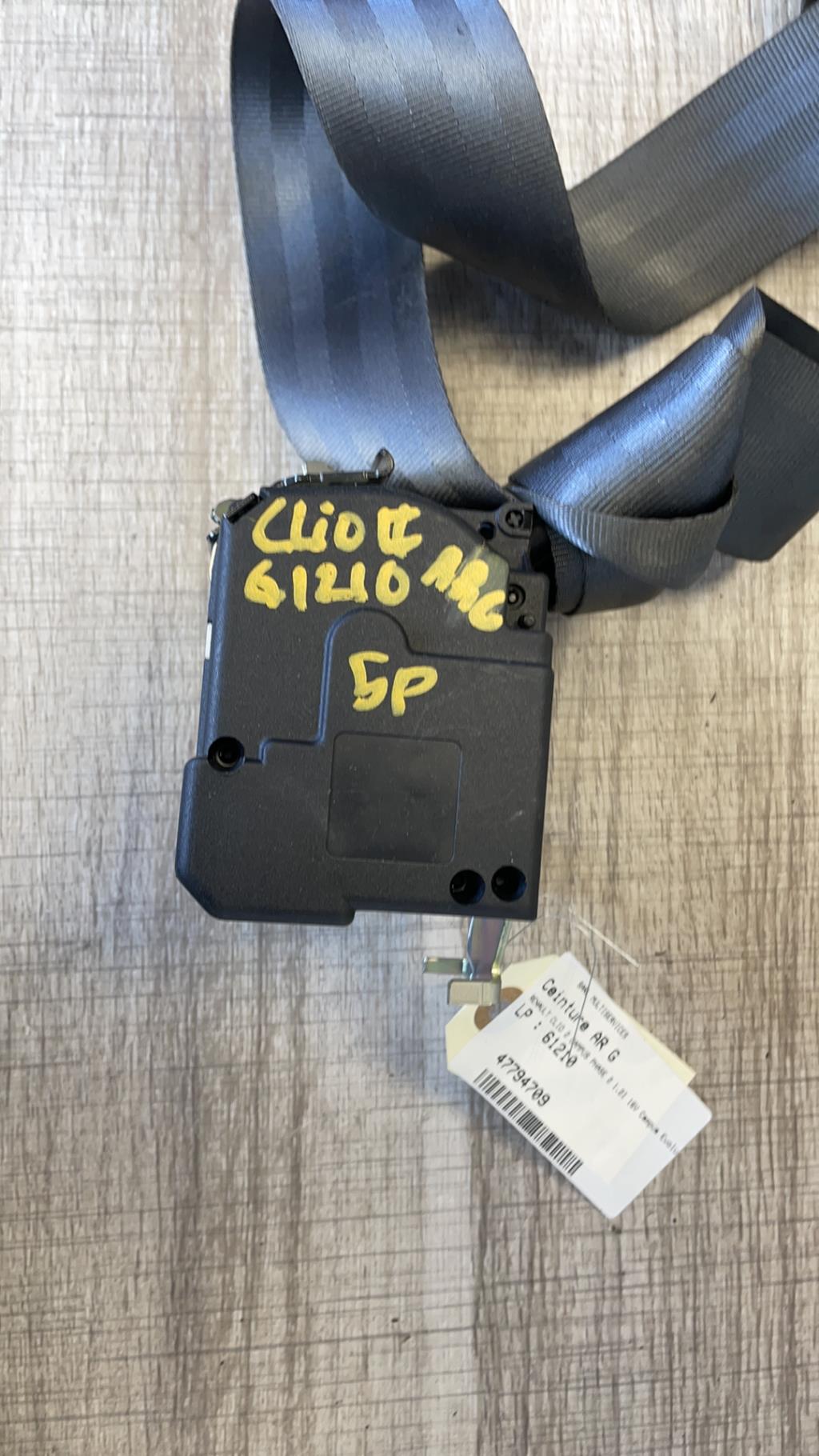 Cintura di sicurezza posteriore sinistra RENAULT CLIO 2 CAMPUS PHASE 2 Gasolina - 1