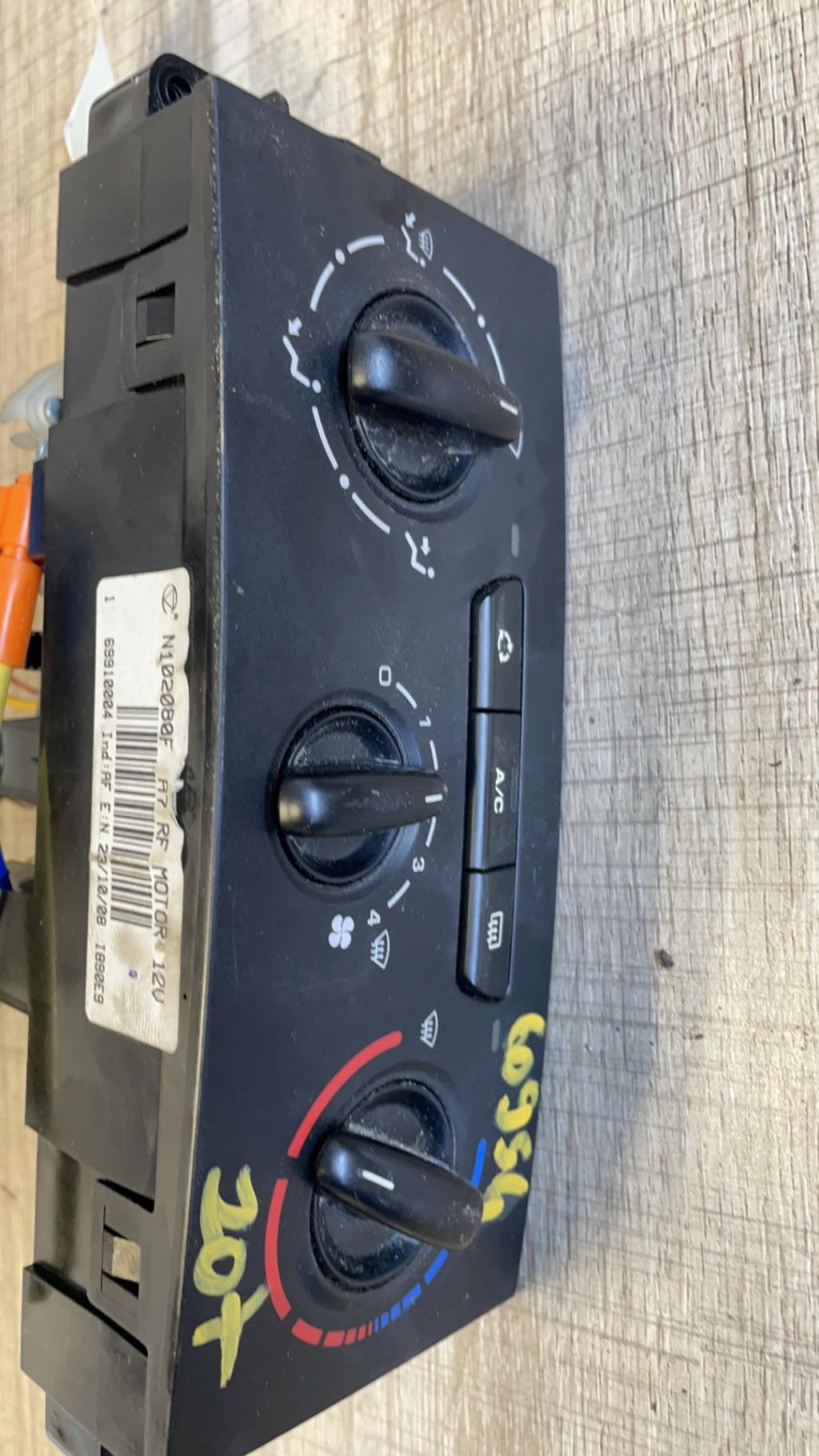 Commande chauffage PEUGEOT 207 PHASE 1 Diesel - 1
