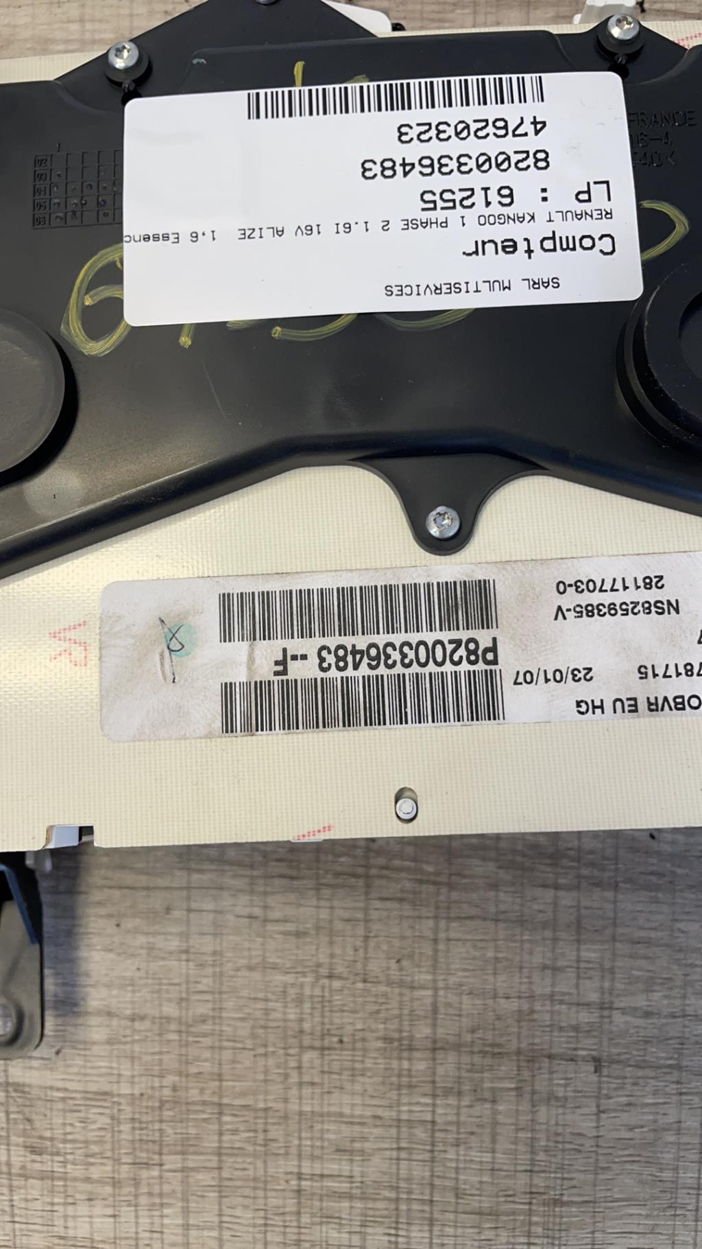 Compteur RENAULT KANGOO 1 PHASE 2 Essence - 1