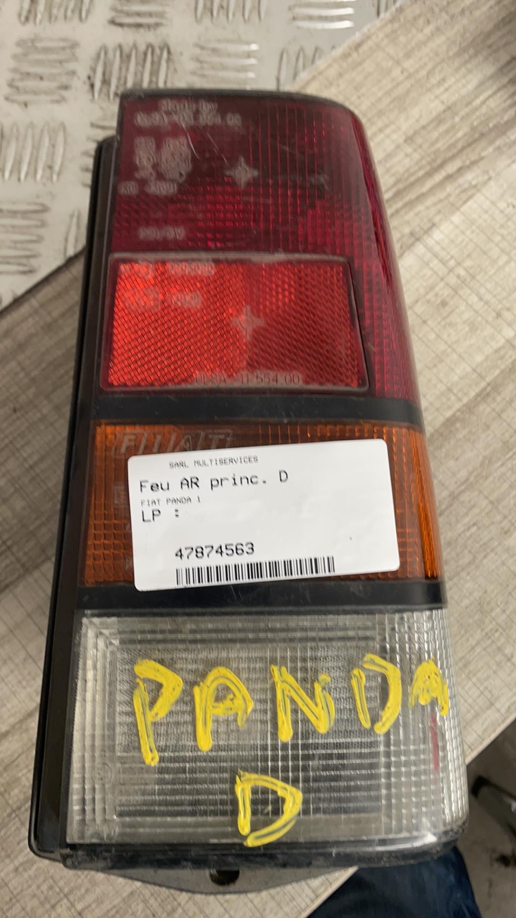 Fanale posteriore principale destro (luci) FIAT PANDA 1 PHASE 2 Gasolina - 1