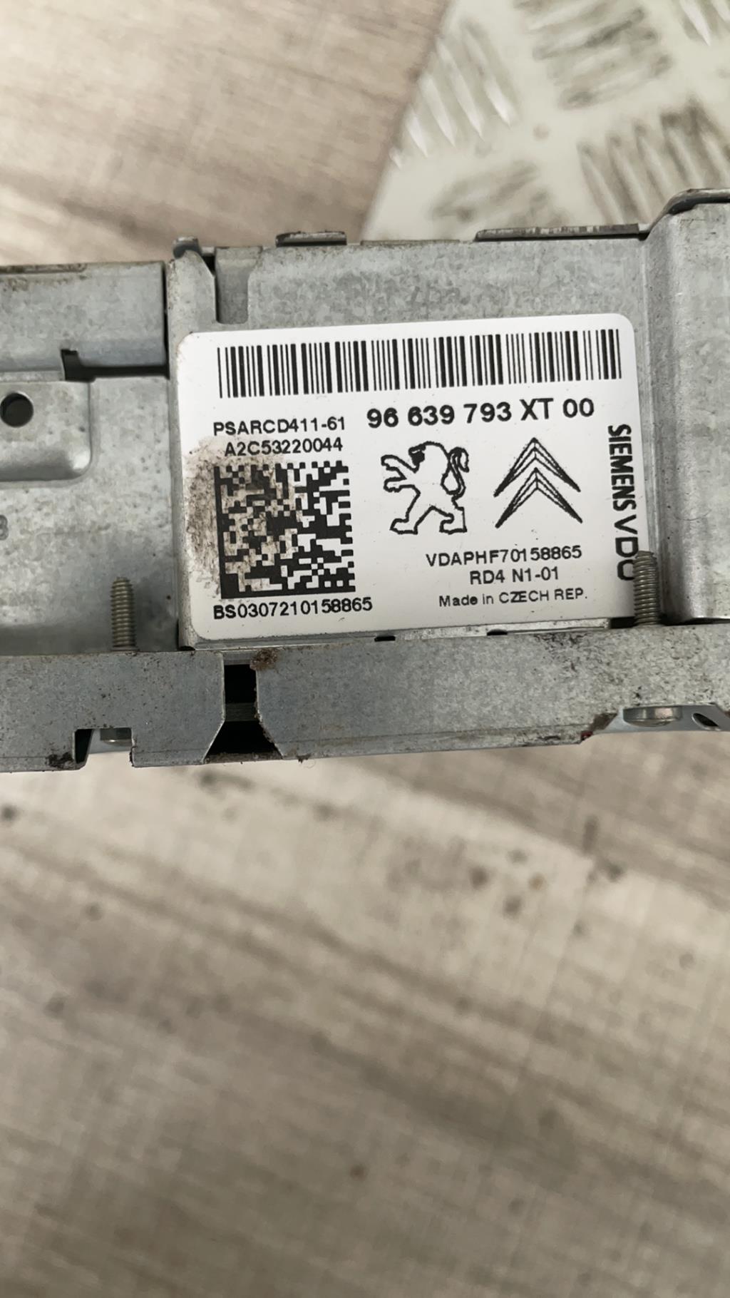 Autoradio originale CITROEN C3 1 PHASE 2 Diésel - 1