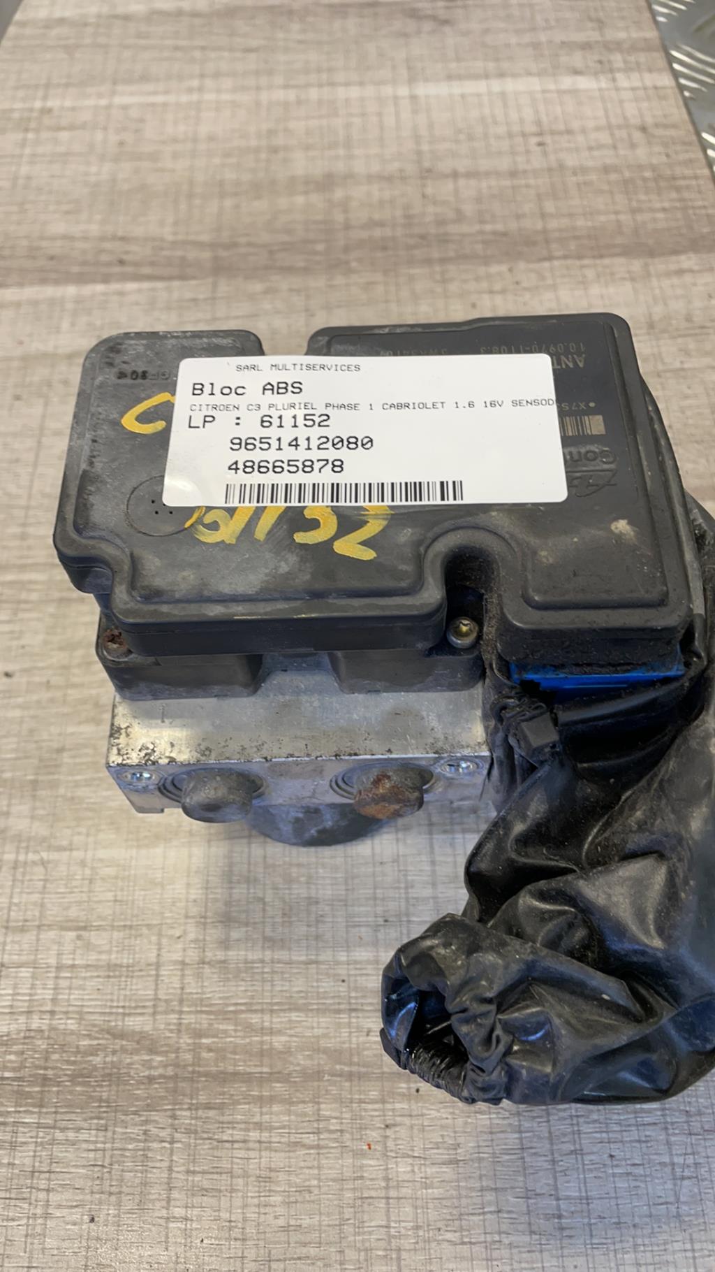 Blocco ABS (antibloccaggio freni) CITROEN C3 PLURIEL PHASE 1 CABRIOLET Gasolina - 1