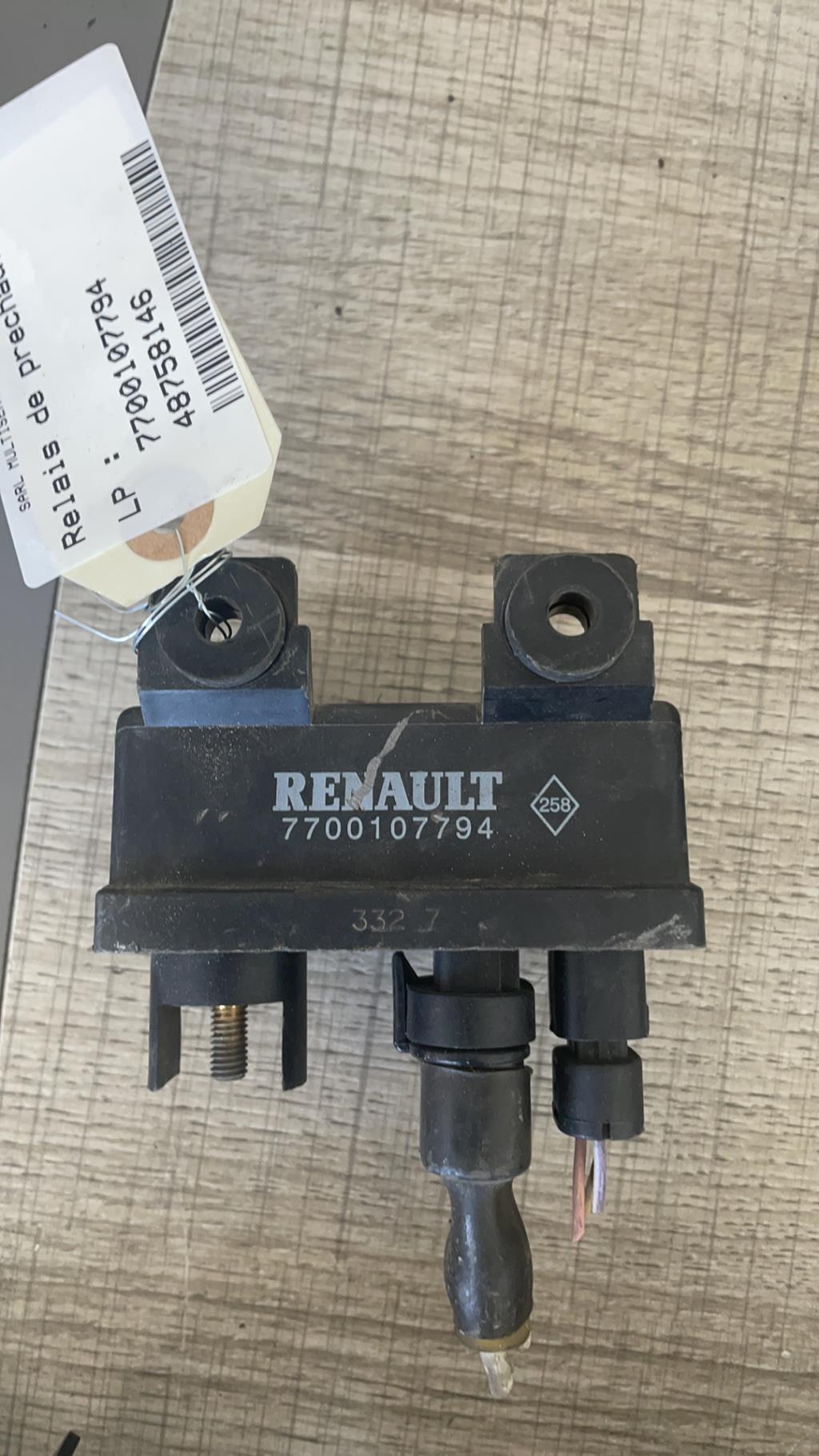 Relais de prechauffage RENAULT TRAFIC 1 PHASE 1  - 1