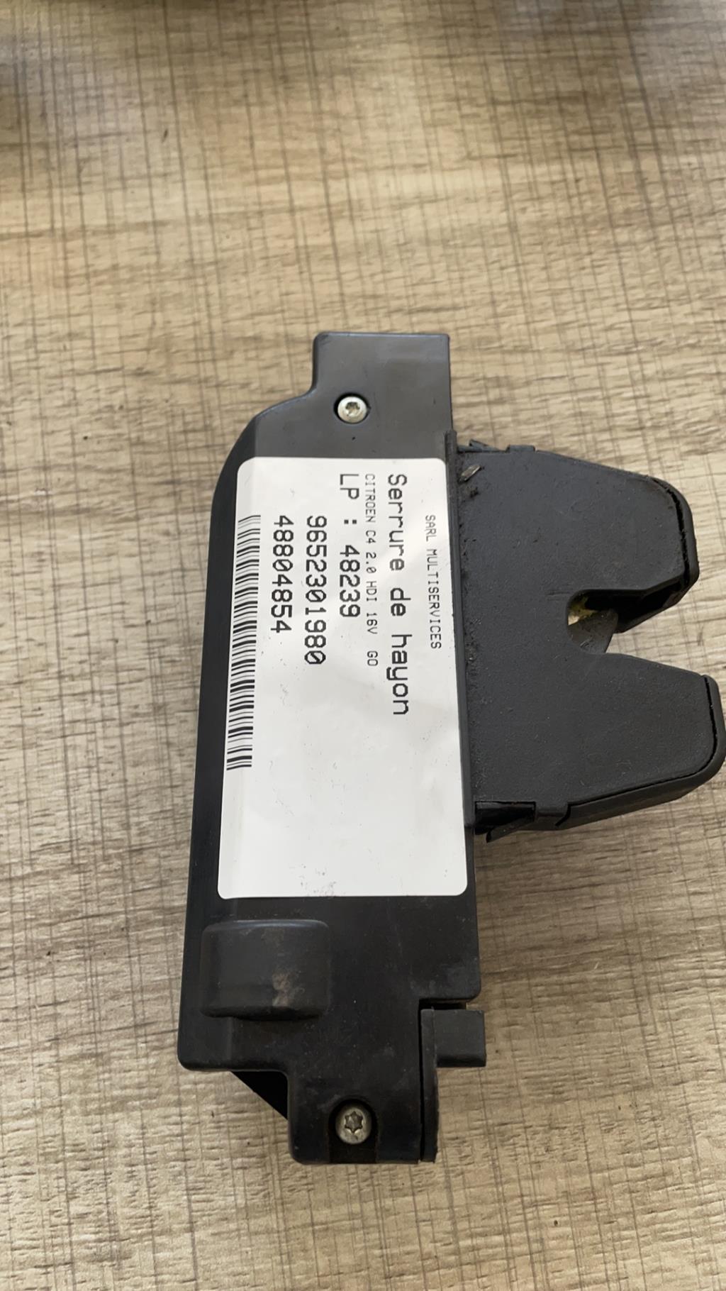 Serrure de hayon CITROEN C4 1 PHASE 1 Diesel - 1