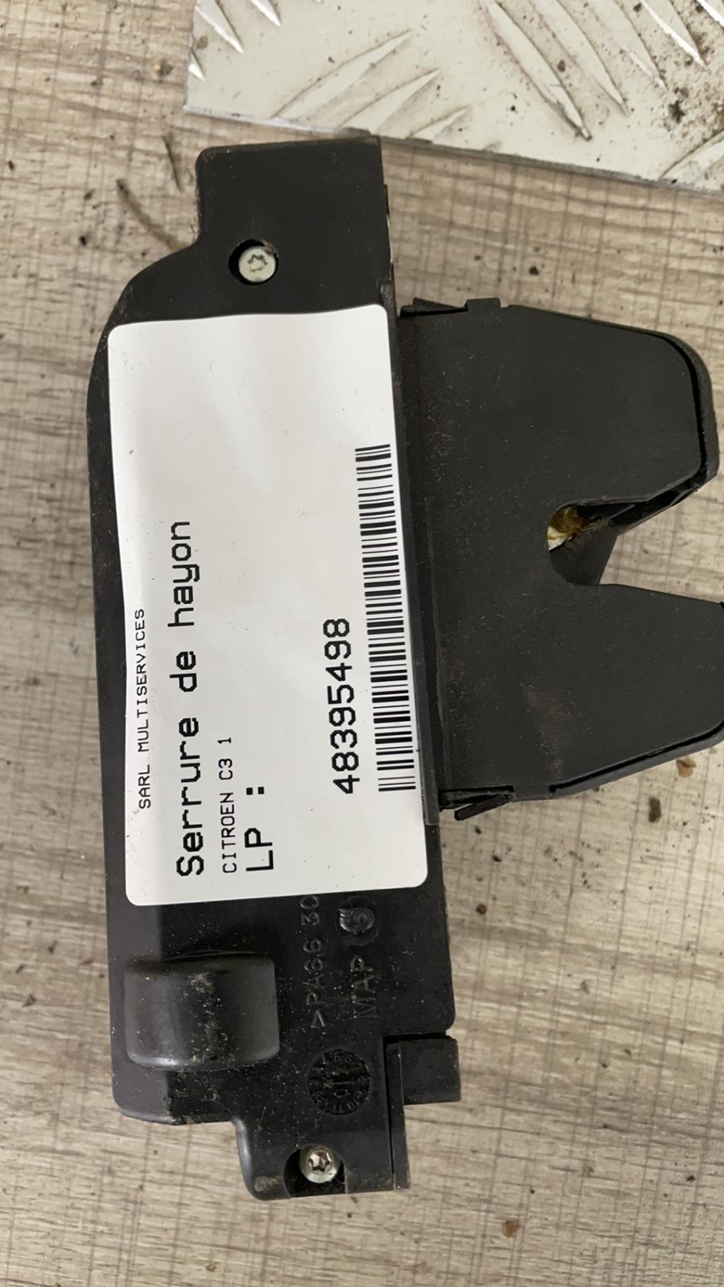 Serrure de hayon CITROEN C3 1 PHASE 2 Diesel - 1