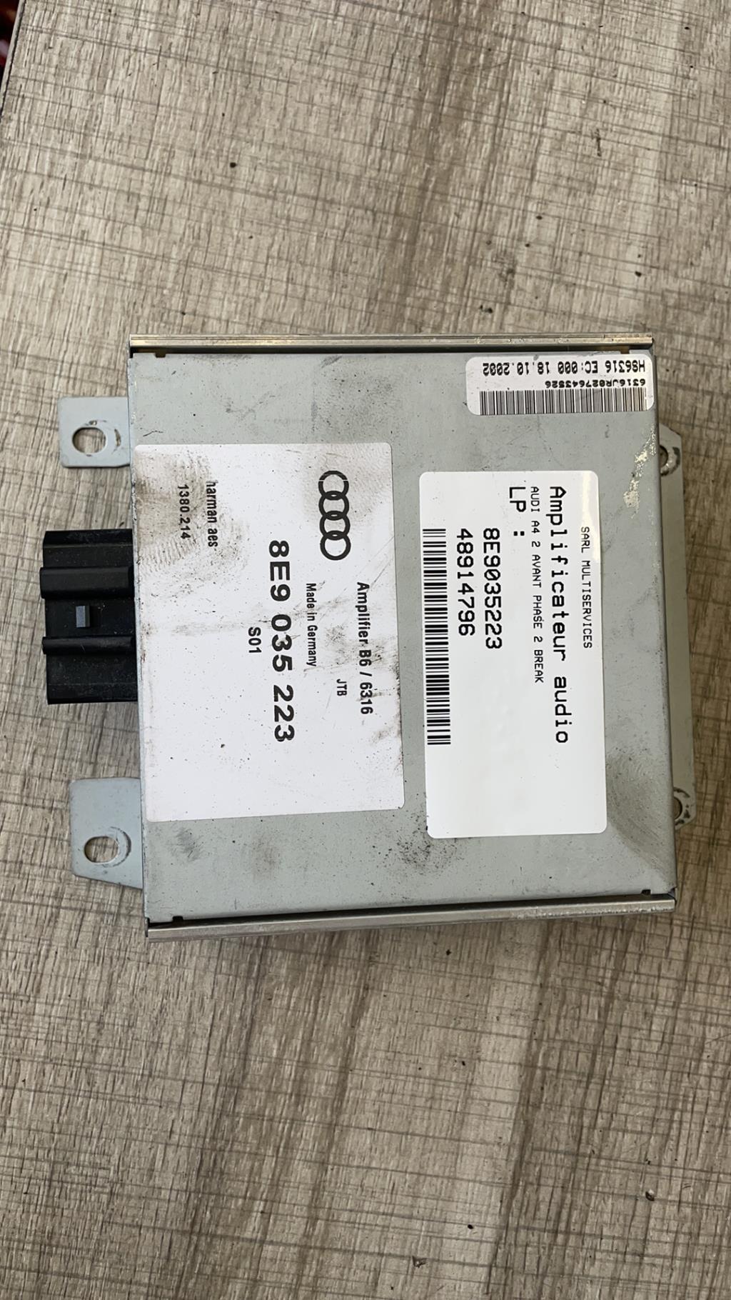 Amplificatore audio AUDI A4 2 AVANT PHASE 2 BREAK  - 1