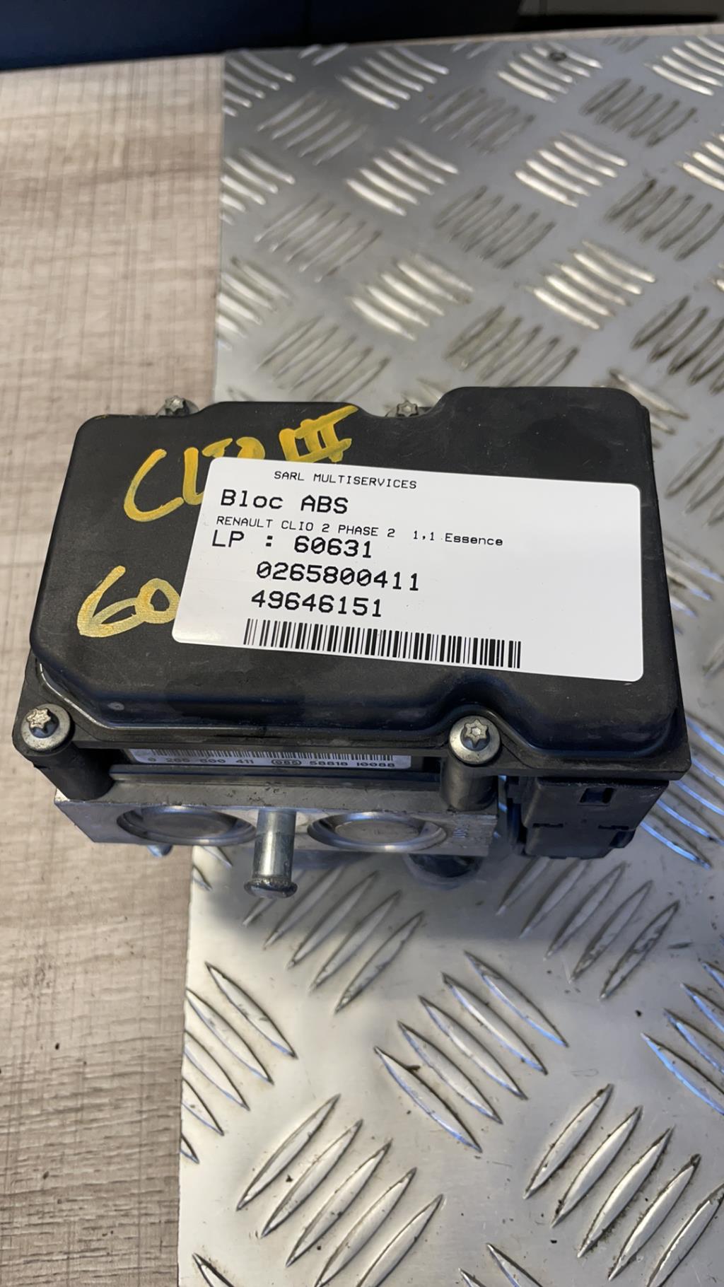 Blocco ABS (antibloccaggio freni) RENAULT CLIO 3 PHASE 1 Gasolina - 1