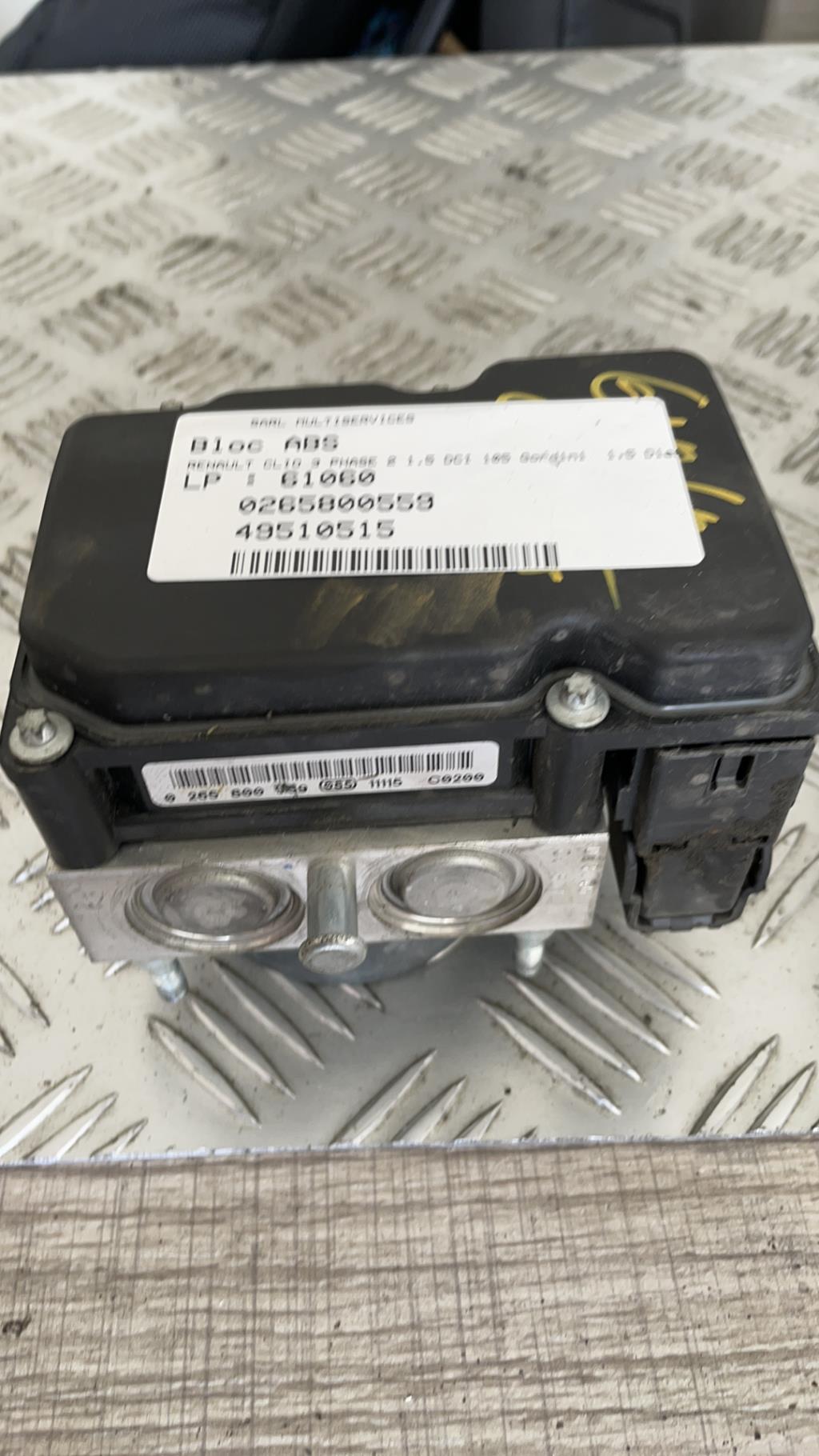 Blocco ABS (antibloccaggio freni) RENAULT CLIO 3 PHASE 2 Diésel - 1