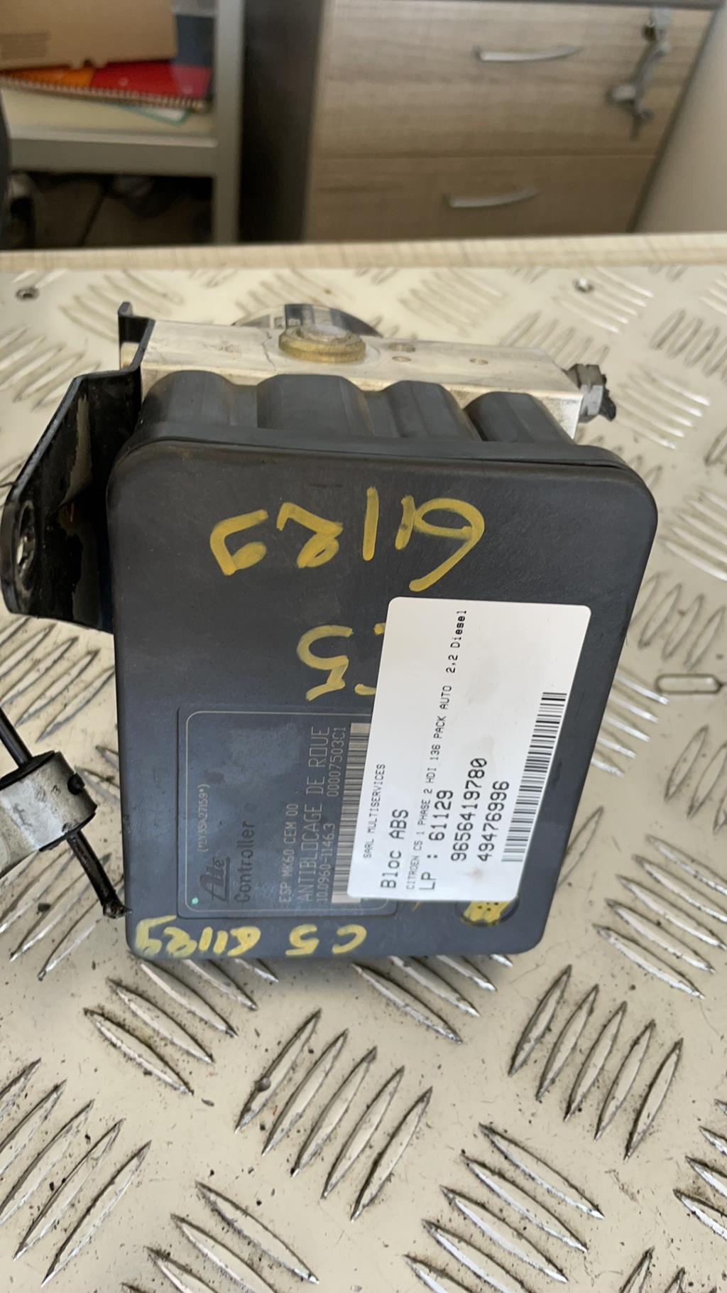 Blocco ABS (antibloccaggio freni) CITROEN C5 1 PHASE 2 Diésel - 1