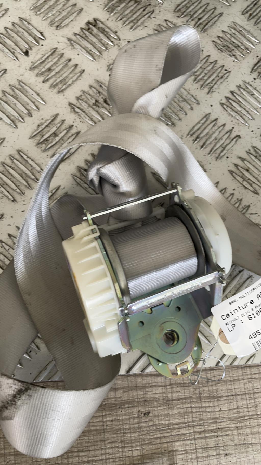 Cintura di sicurezza posteriore destra RENAULT CLIO 3 PHASE 2 Diésel - 1