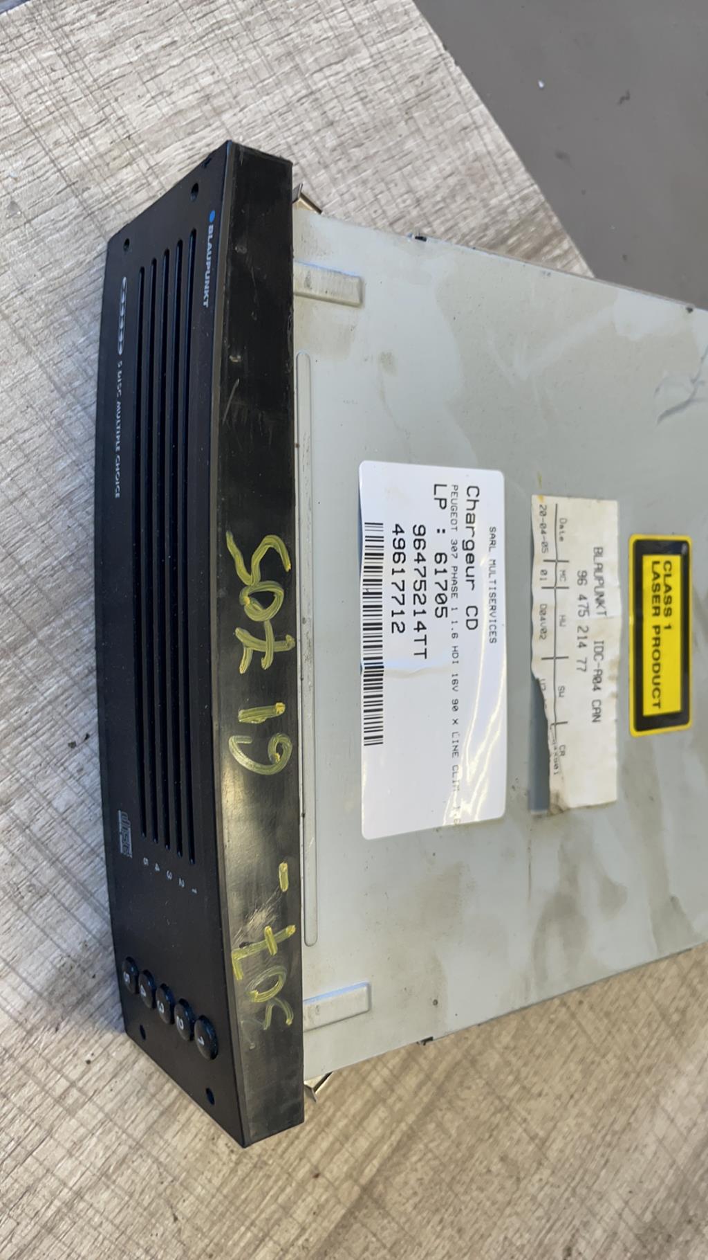 Chargeur CD PEUGEOT 307 PHASE 1 Diesel - 1