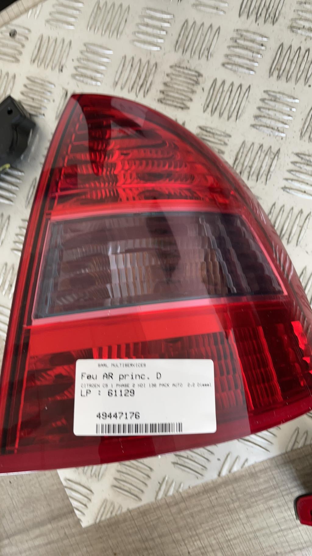 Fanale posteriore principale destro (luci) CITROEN C5 1 PHASE 2 Diésel - 1