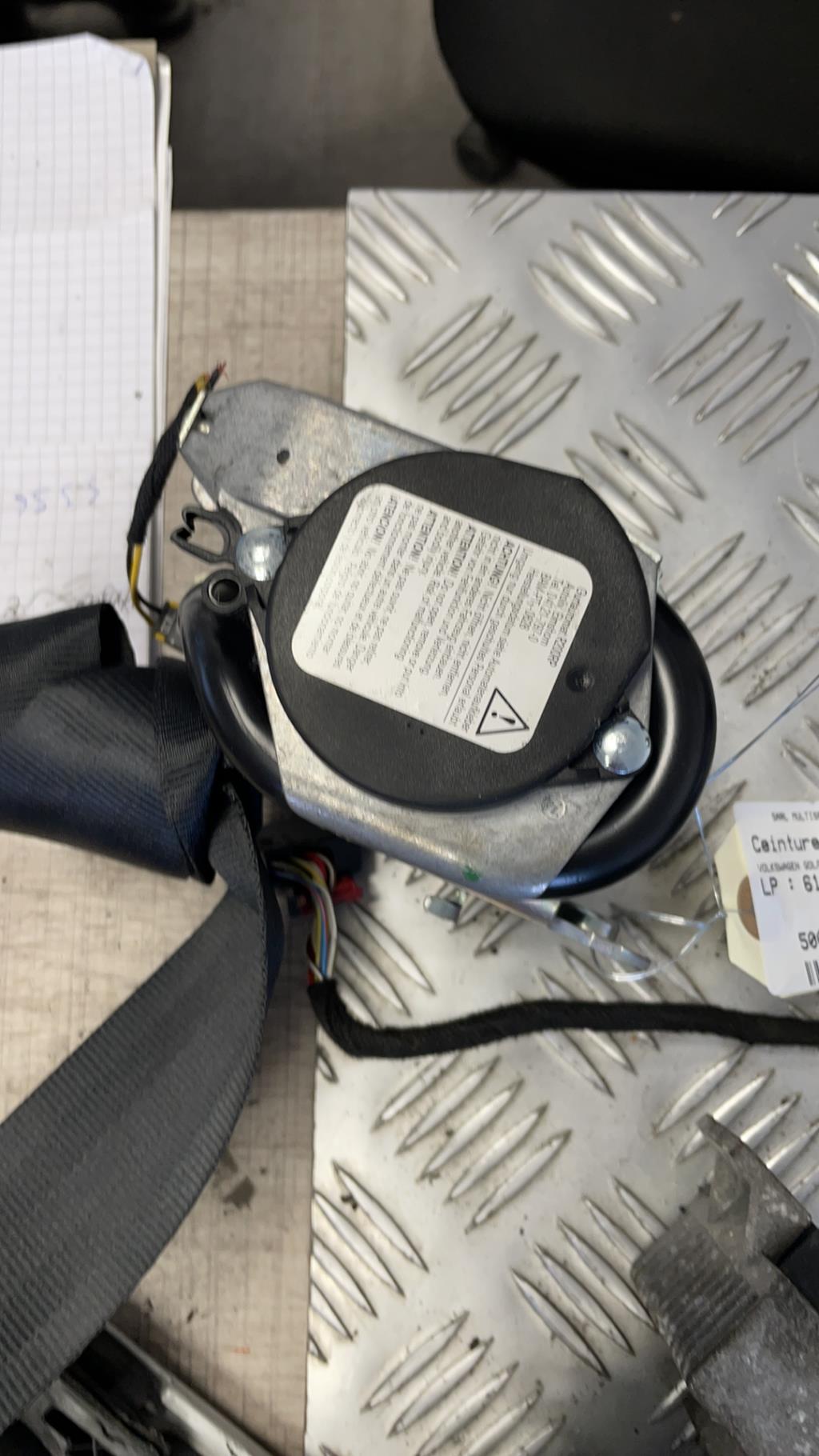 Cintura di sicurezza anteriore destra VOLKSWAGEN GOLF 6 Diésel - 1