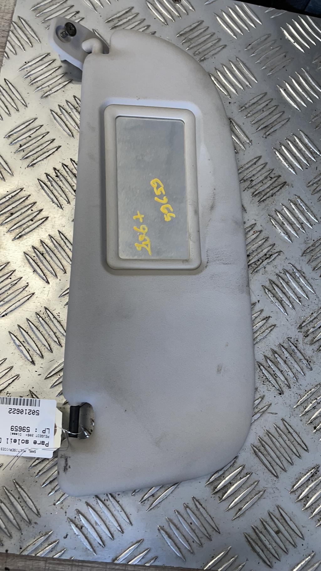 Visiera parasole destra PEUGEOT 206+ Diésel - 1