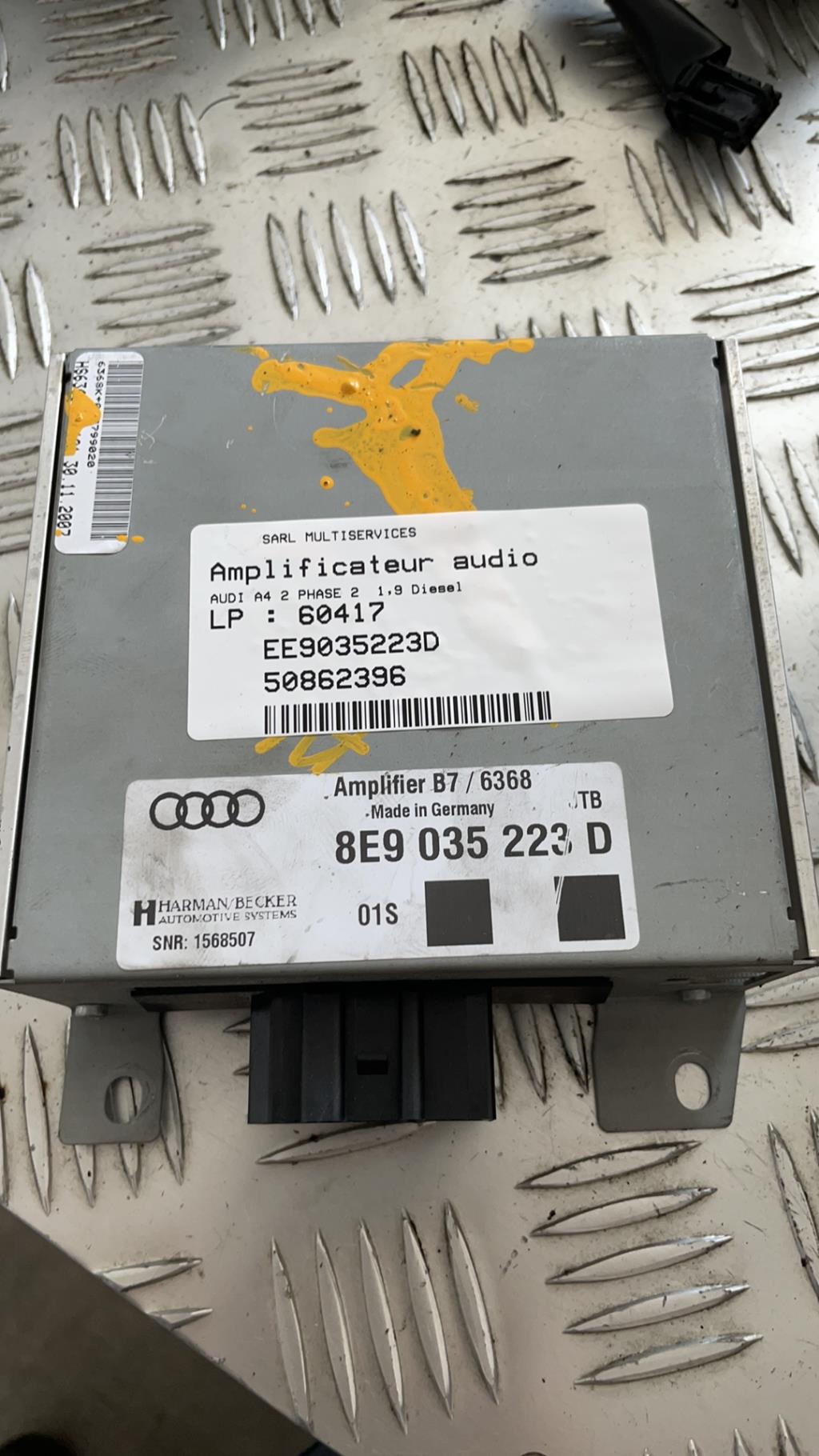 Amplificateur audio AUDI A4 2 AVANT PHASE 2 BREAK Diesel - 1