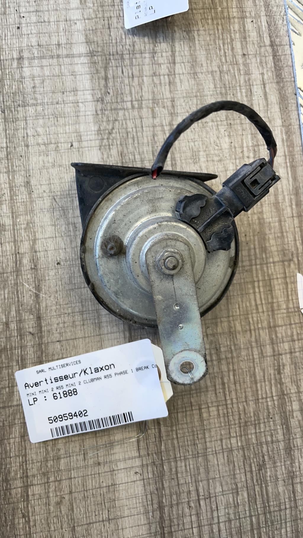 Tromba/Clacson MINI MINI 2 R55 CLUBMAN PHASE 1 BREAK Gasolina - 1