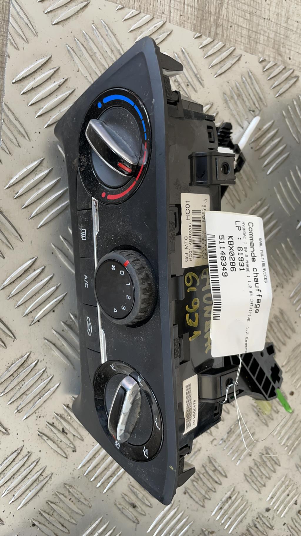 Commande chauffage HYUNDAI I 20 2 PHASE 1 Essence - 1