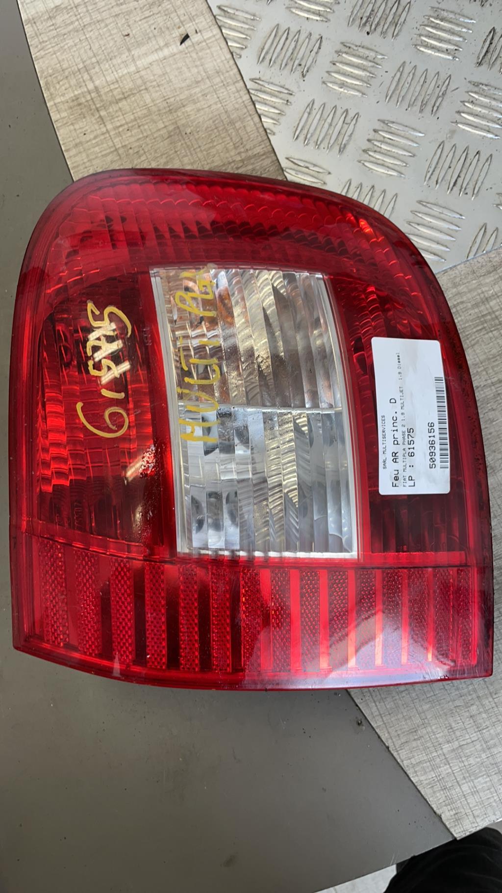 Fanale posteriore principale destro (luci) FIAT MULTIPLA PHASE 2 Diésel - 1