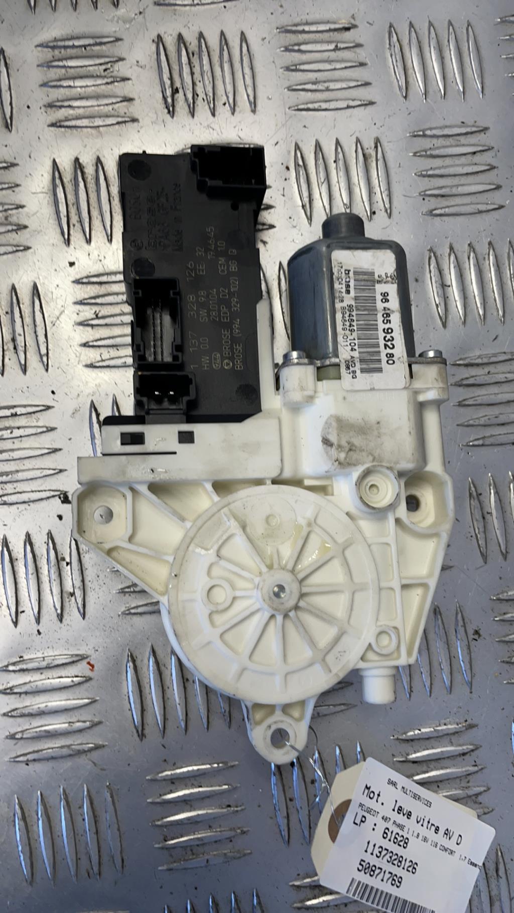 Motore alzacristalli anteriore destro PEUGEOT 407 PHASE 1 Gasolina - 1