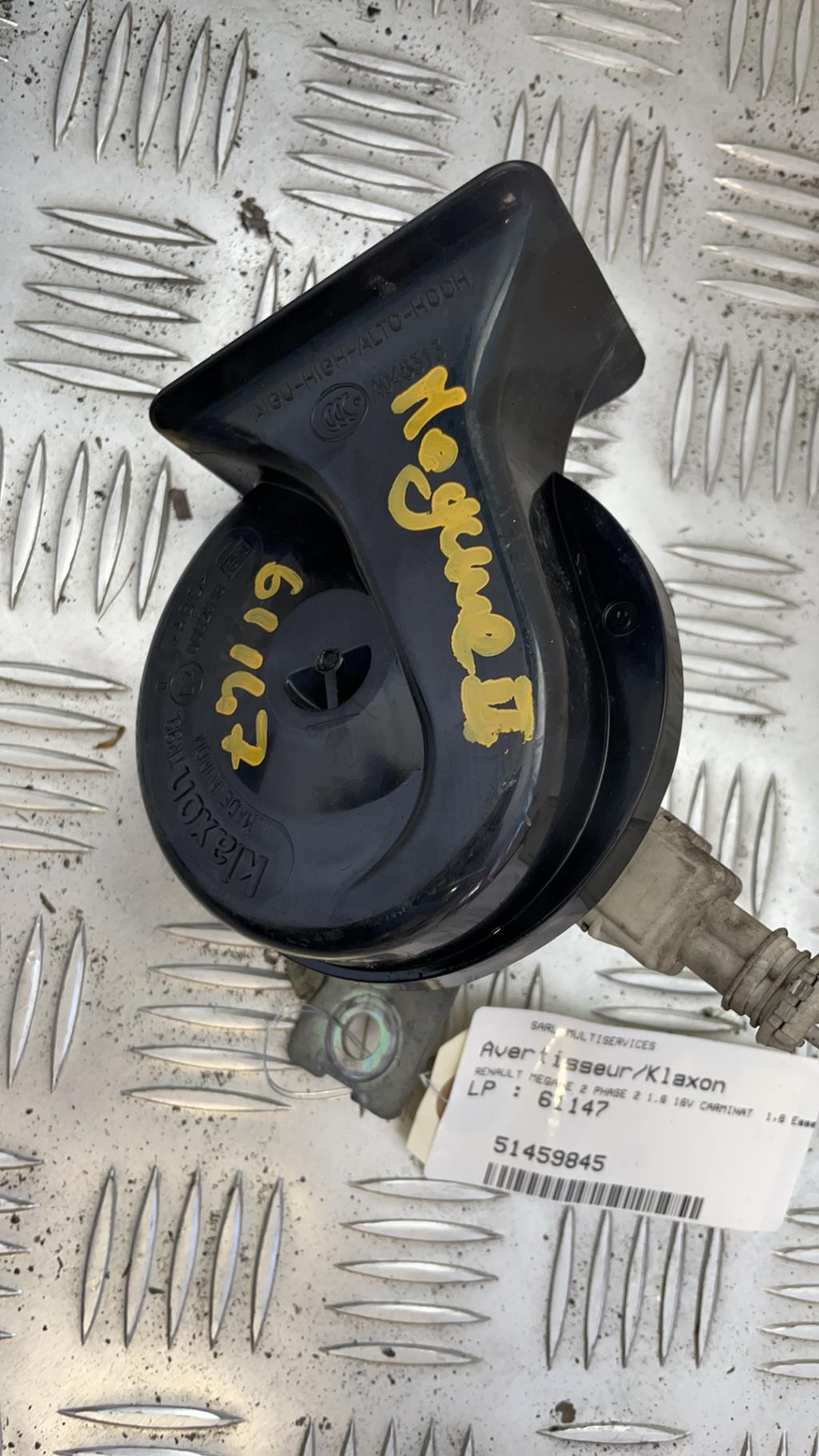 Tromba/Clacson RENAULT MEGANE 2 PHASE 2 Gasolina - 1