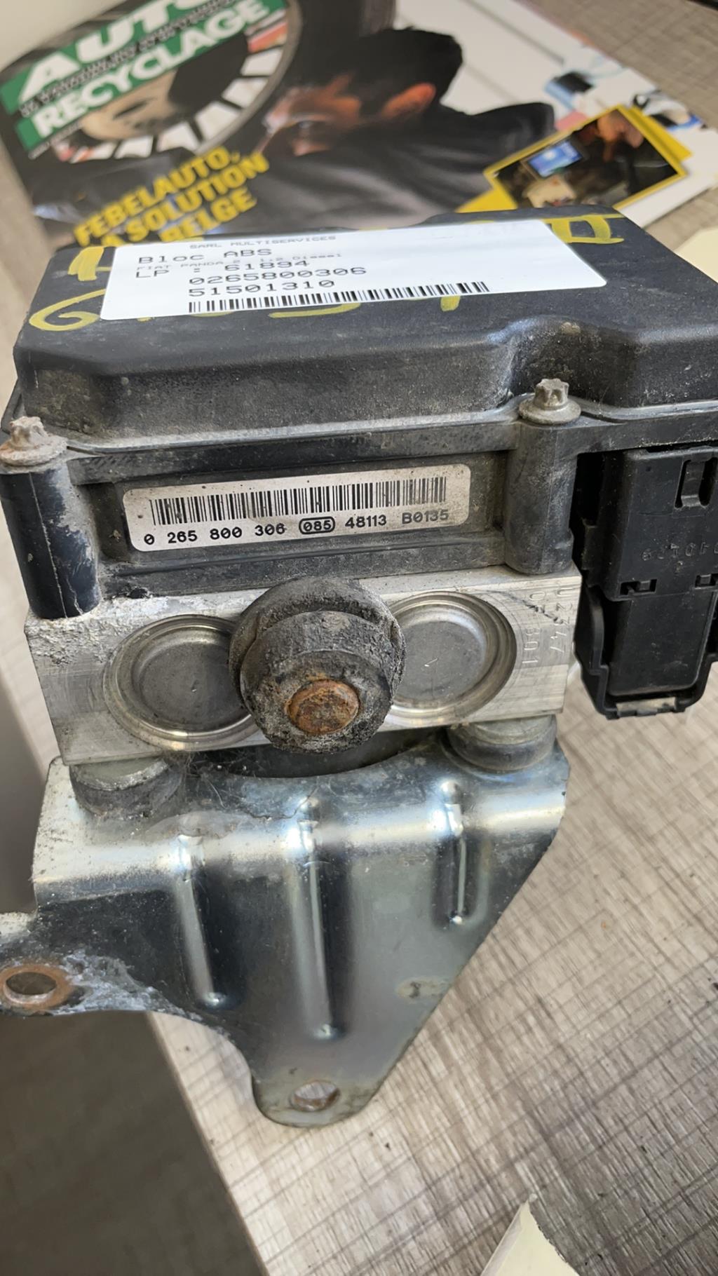 Blocco ABS (antibloccaggio freni) FIAT PANDA 2 PHASE 1 Diésel - 1