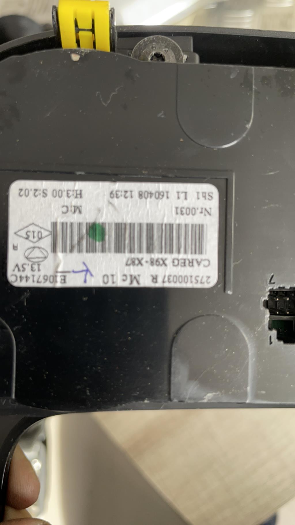 Commande chauffage RENAULT CAPTUR 1 PHASE 1 Essence - 1