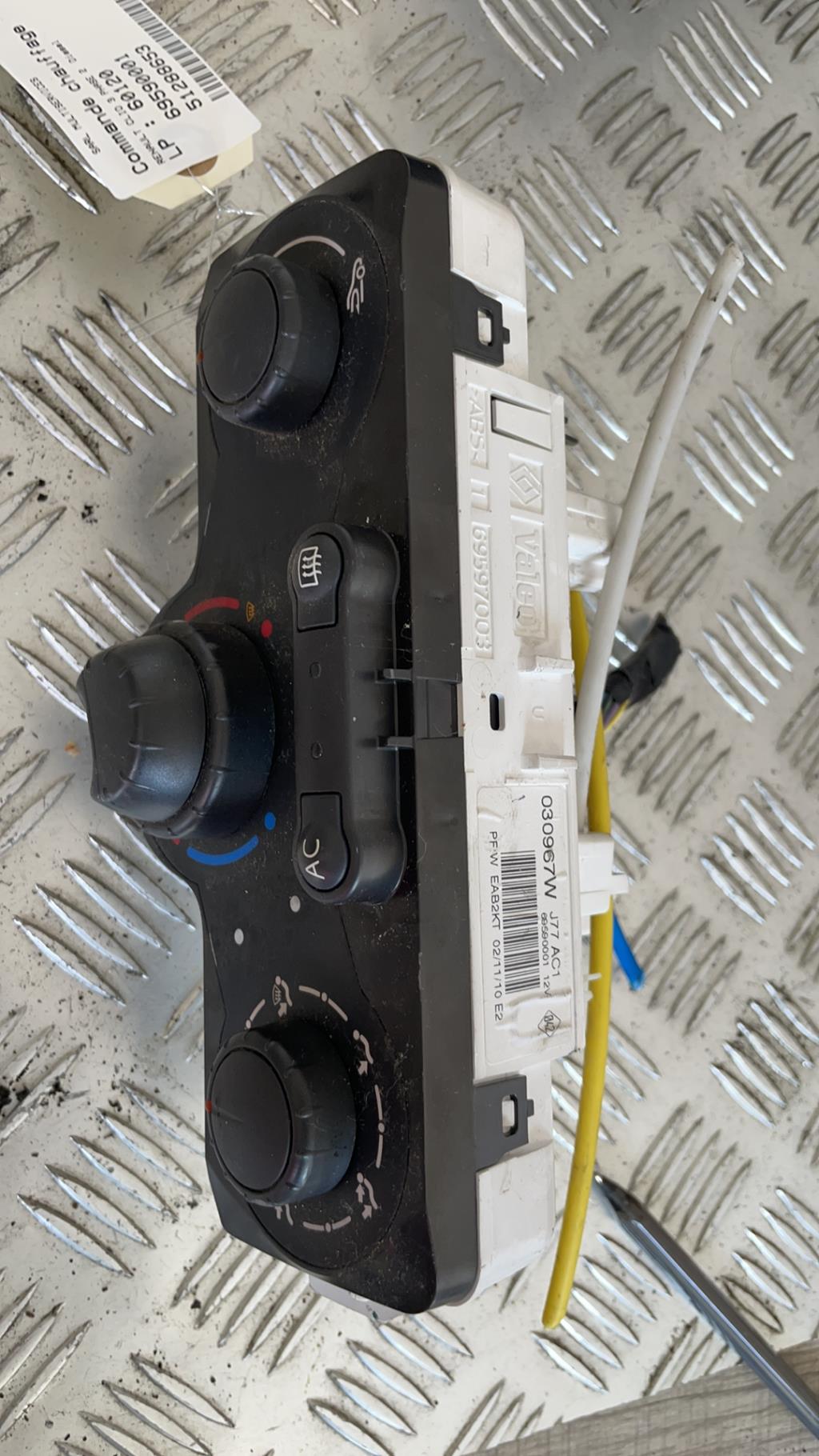 Commande chauffage RENAULT CLIO 3 PHASE 2 Diesel - 1