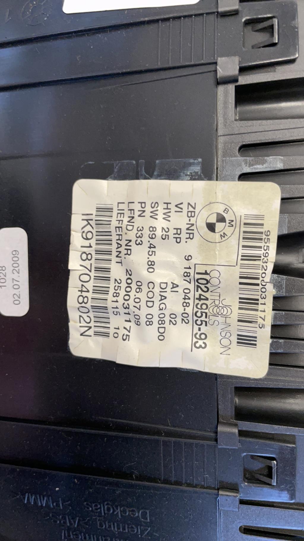 Compteur BMW SERIE 1 E81 Diesel - 1
