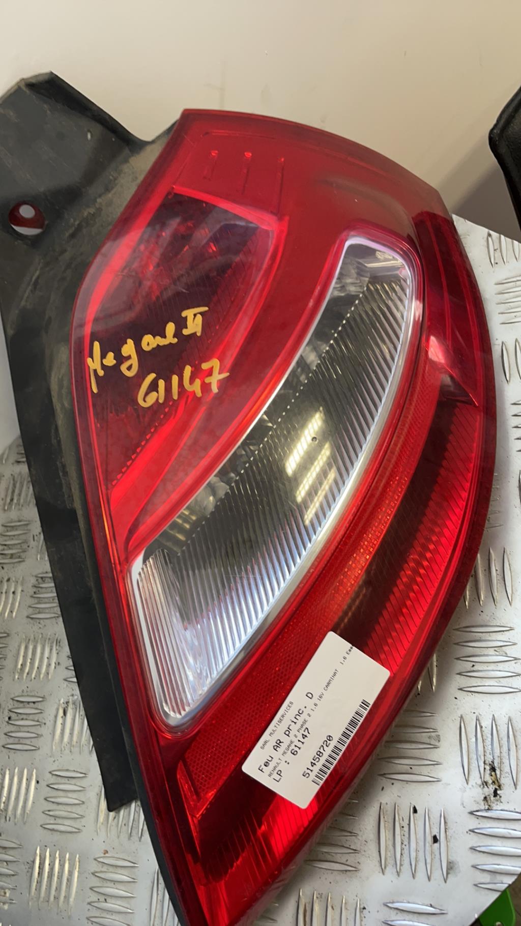 Fanale posteriore principale destro (luci) RENAULT MEGANE 2 PHASE 2 Gasolina - 1