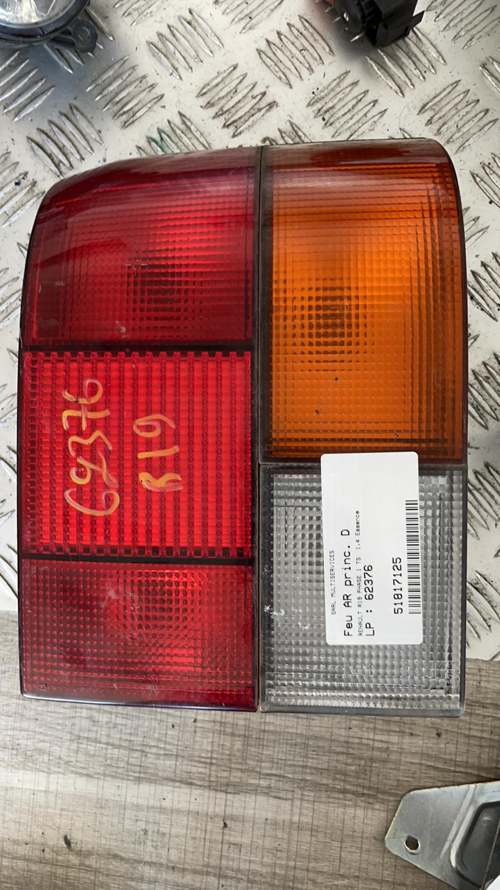 Fanale posteriore principale destro (luci) RENAULT R19 PHASE 1 Gasolina - 1