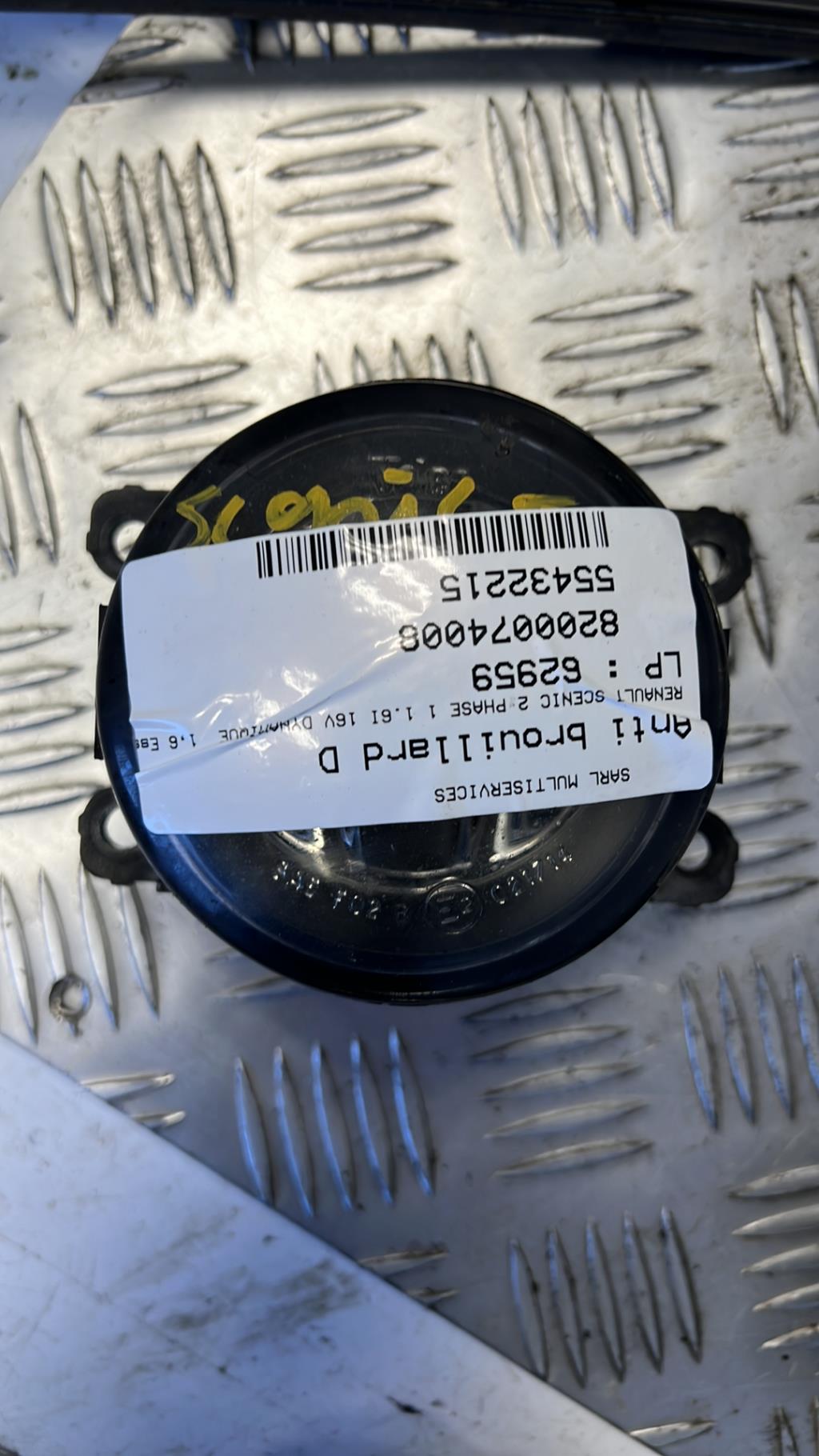 Fendinebbia destro (luci) RENAULT SCENIC 2 PHASE 1 Gasolina - 1
