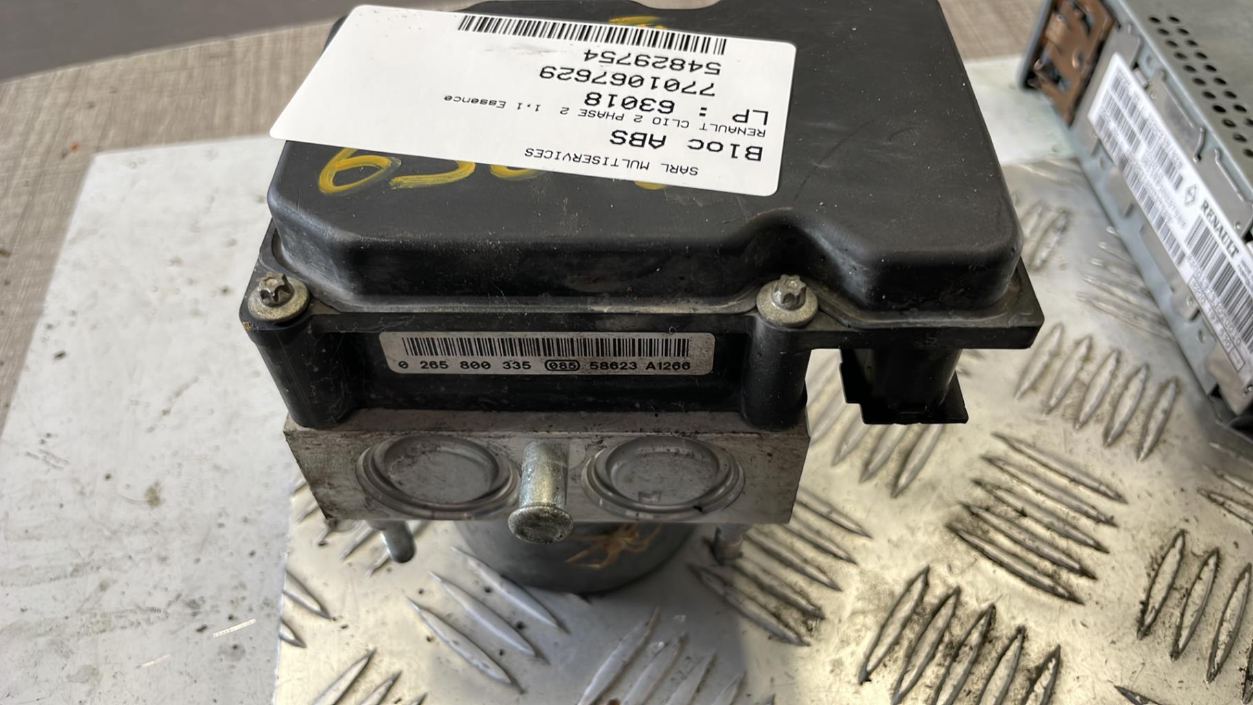 Blocco ABS (antibloccaggio freni) RENAULT CLIO 2 PHASE 2 Gasolina - 1