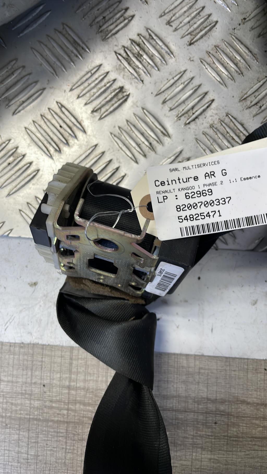 Cintura di sicurezza posteriore sinistra RENAULT KANGOO 1 PHASE 2 Gasolina - 1