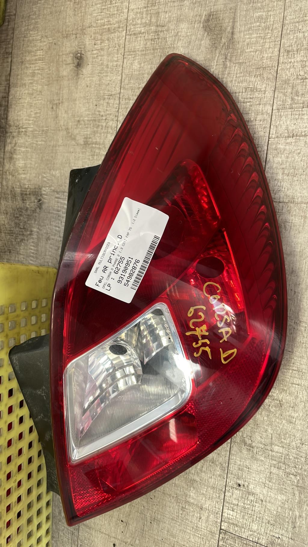 Fanale posteriore principale destro (luci) OPEL CORSA D PHASE 2 Diésel - 1