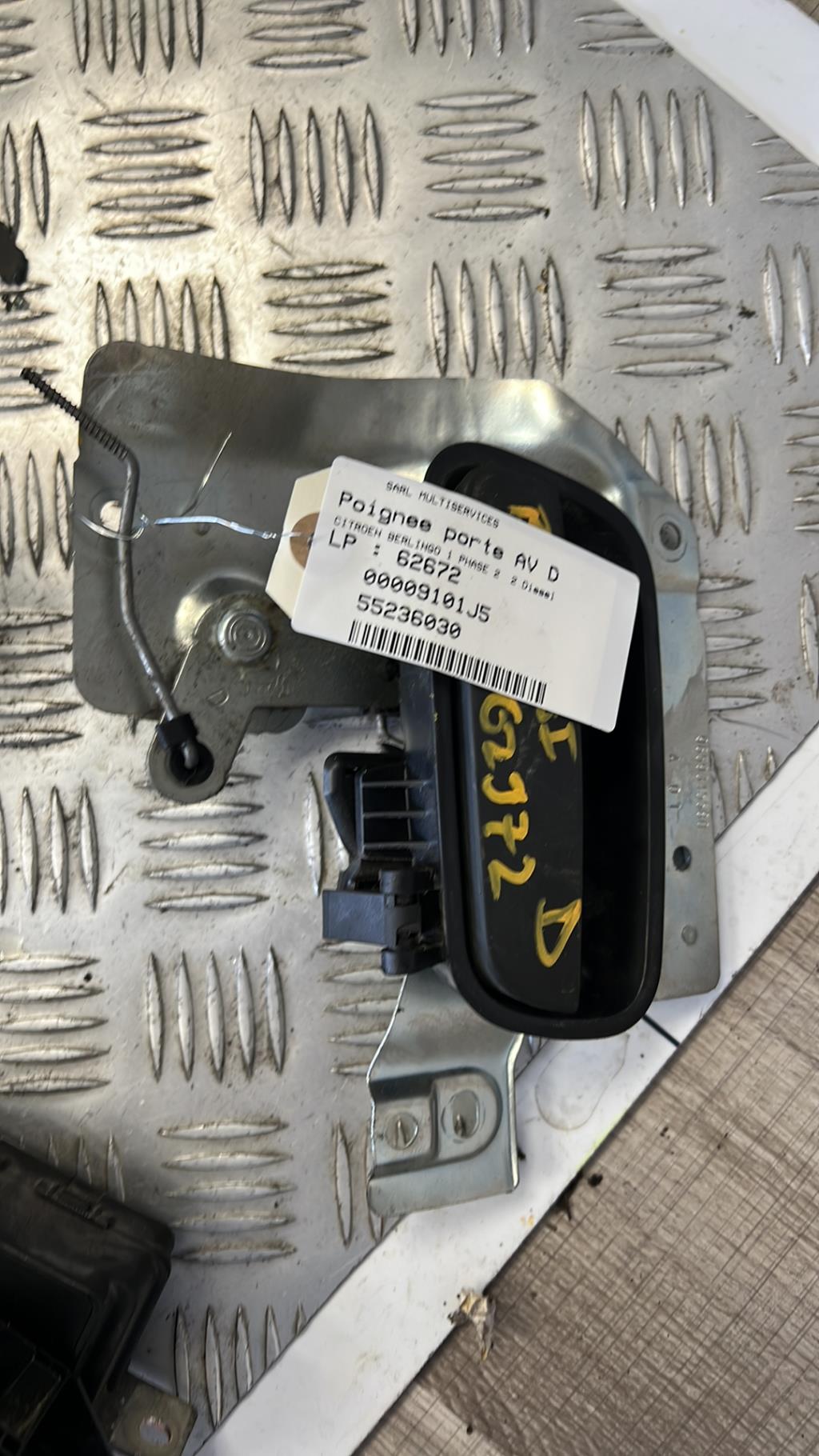 Maniglia portiera anteriore destra CITROEN BERLINGO 1 PHASE 2 Diésel - 1