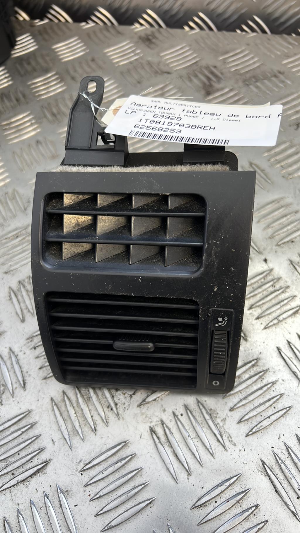 Bocchetta aerazione cruscotto anteriore sinistra VOLKSWAGEN TOURAN 1 PHASE 1 Diésel - 1