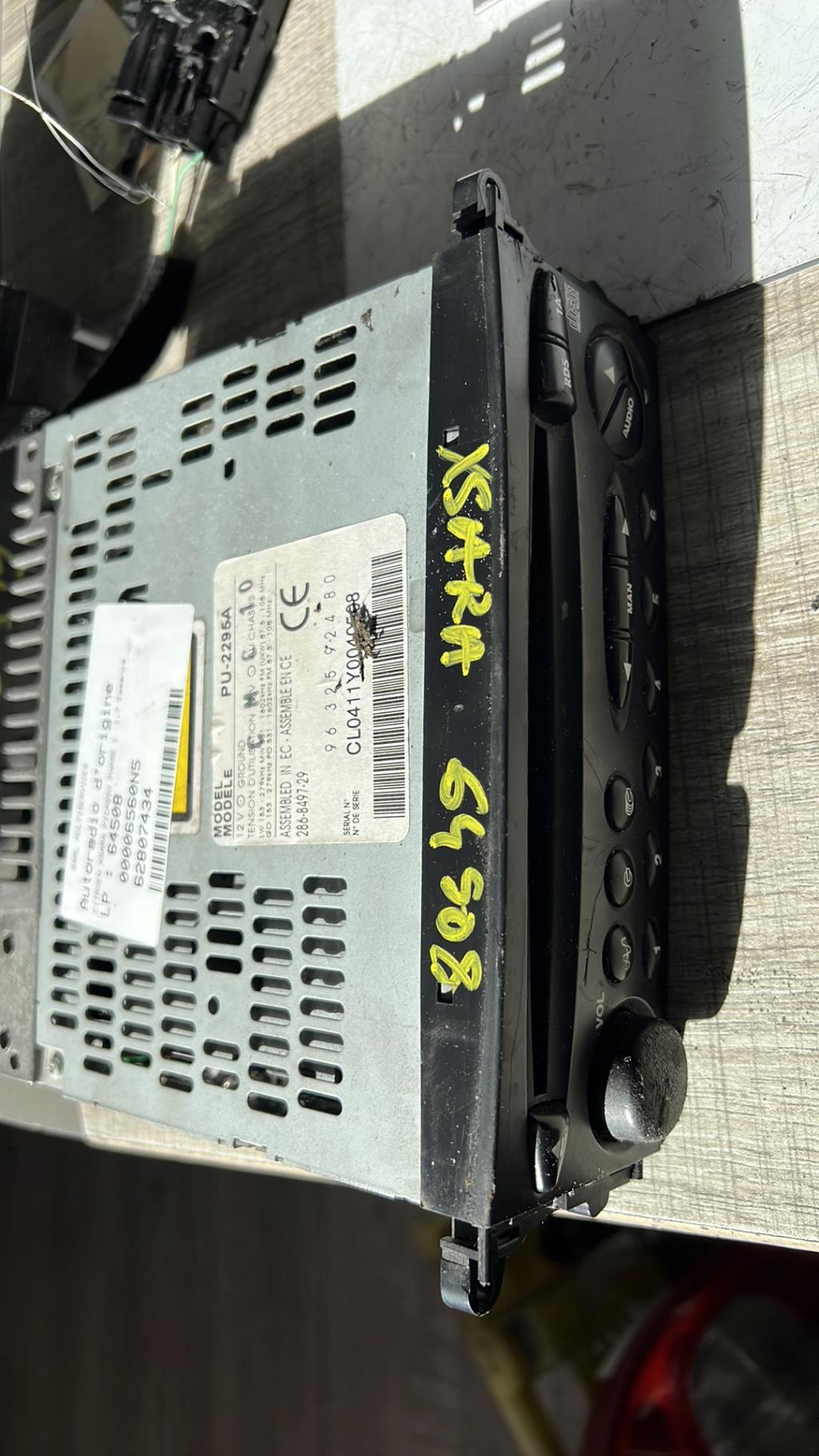 Autoradio originale CITROEN XSARA PICASSO PHASE 1 Gasolina - 1