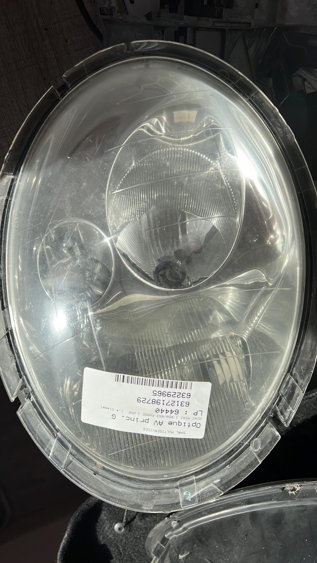Gruppo ottico anteriore principale sinistro (luci)(faro) MINI MINI 1 R50/R53 PHASE 1 Diésel - 1