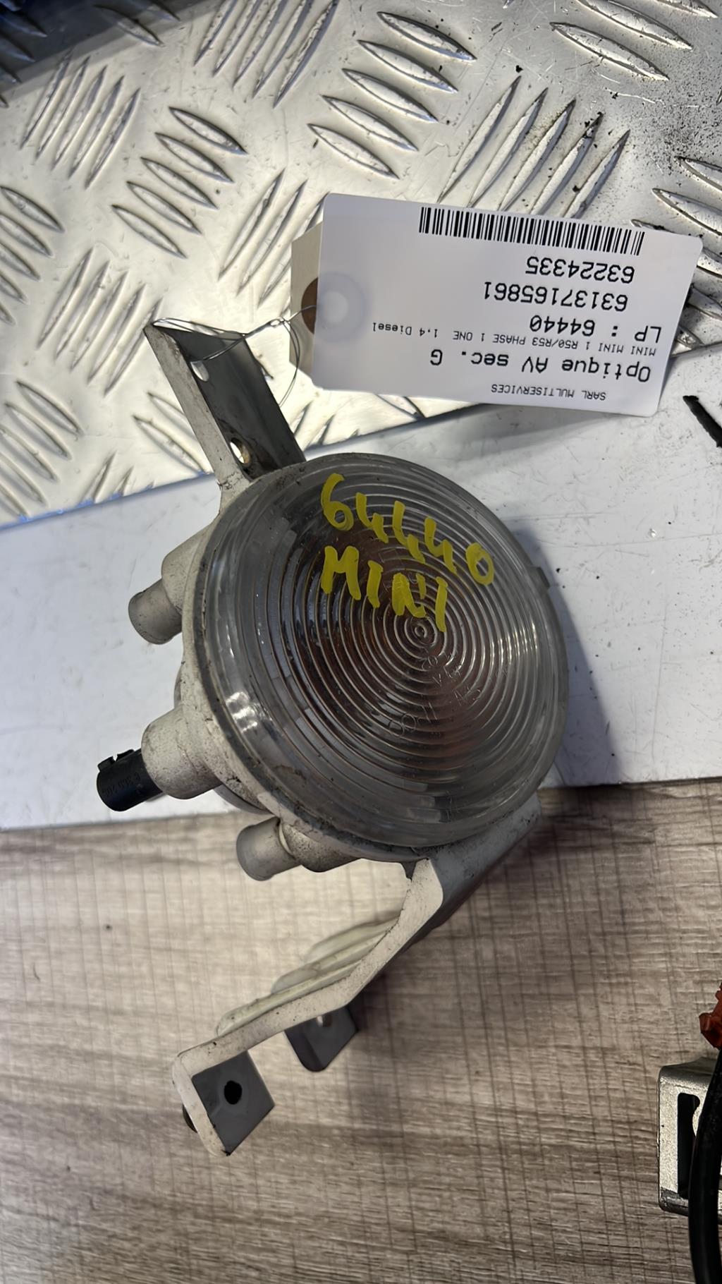 Gruppo ottico anteriore secondario sinistro (luci)(freccia) MINI MINI 1 R50/R53 PHASE 1 Diésel - 1