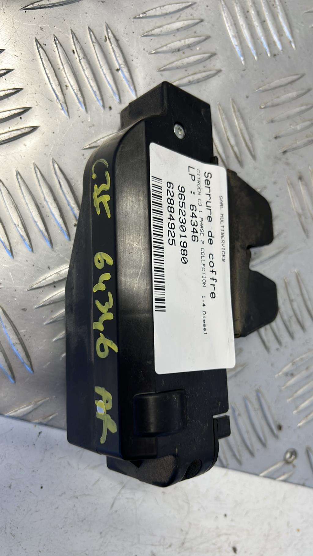 Serrure de coffre CITROEN C3 1 PHASE 2 Diesel - 1
