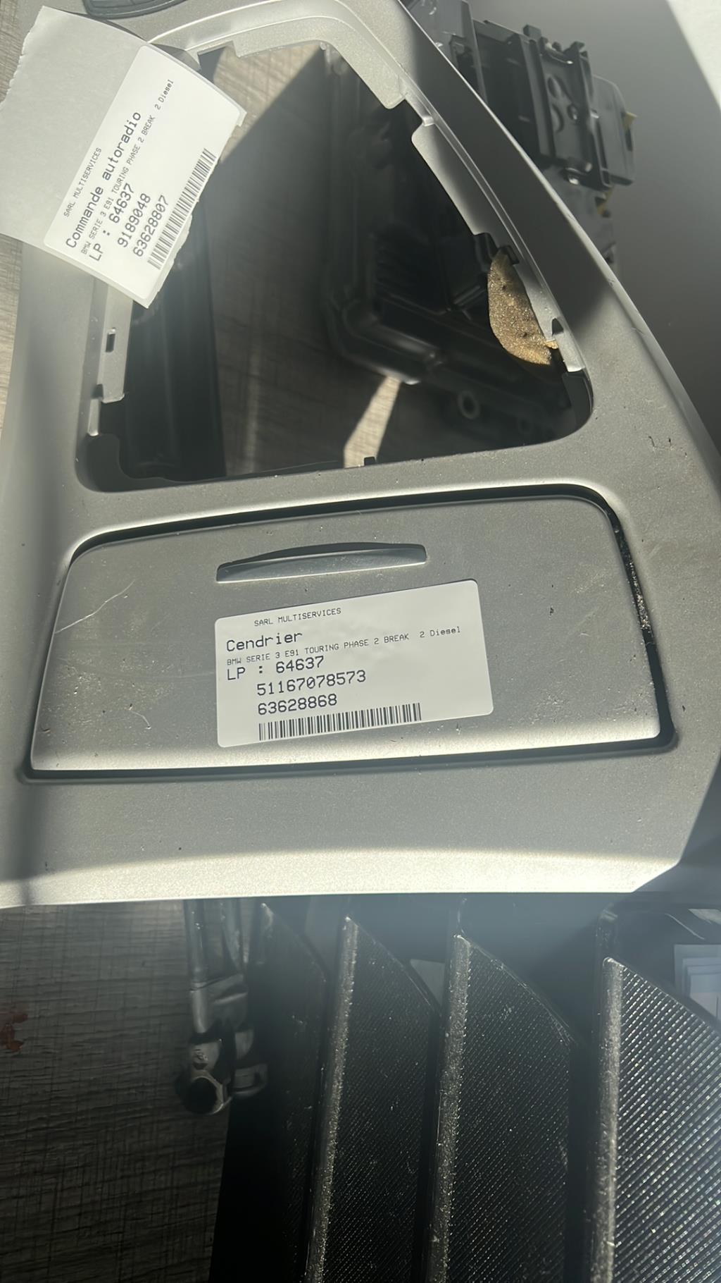 Cendrier BMW SERIE 3 E91 TOURING PHASE 2 BREAK Diesel - 1
