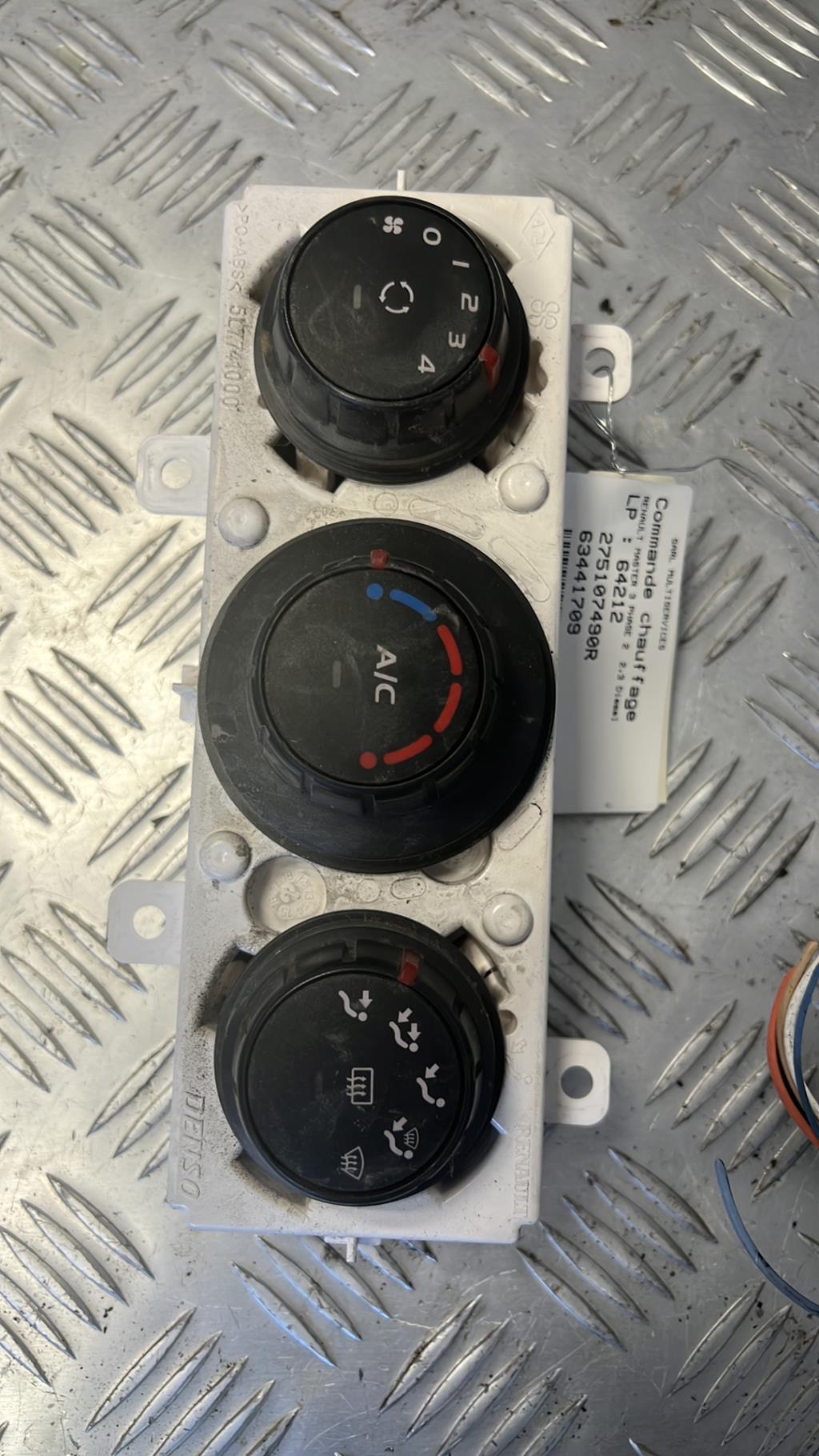 Commande chauffage RENAULT MASTER 3 PHASE 2 Diesel - 1