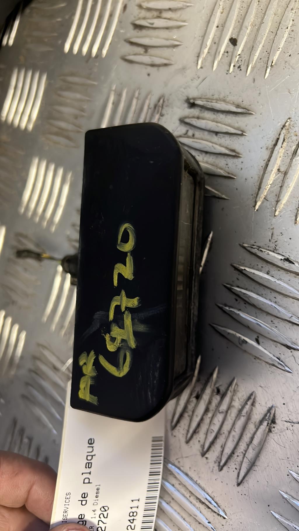 Eclairage de plaque PEUGEOT BIPPER Diesel - 1