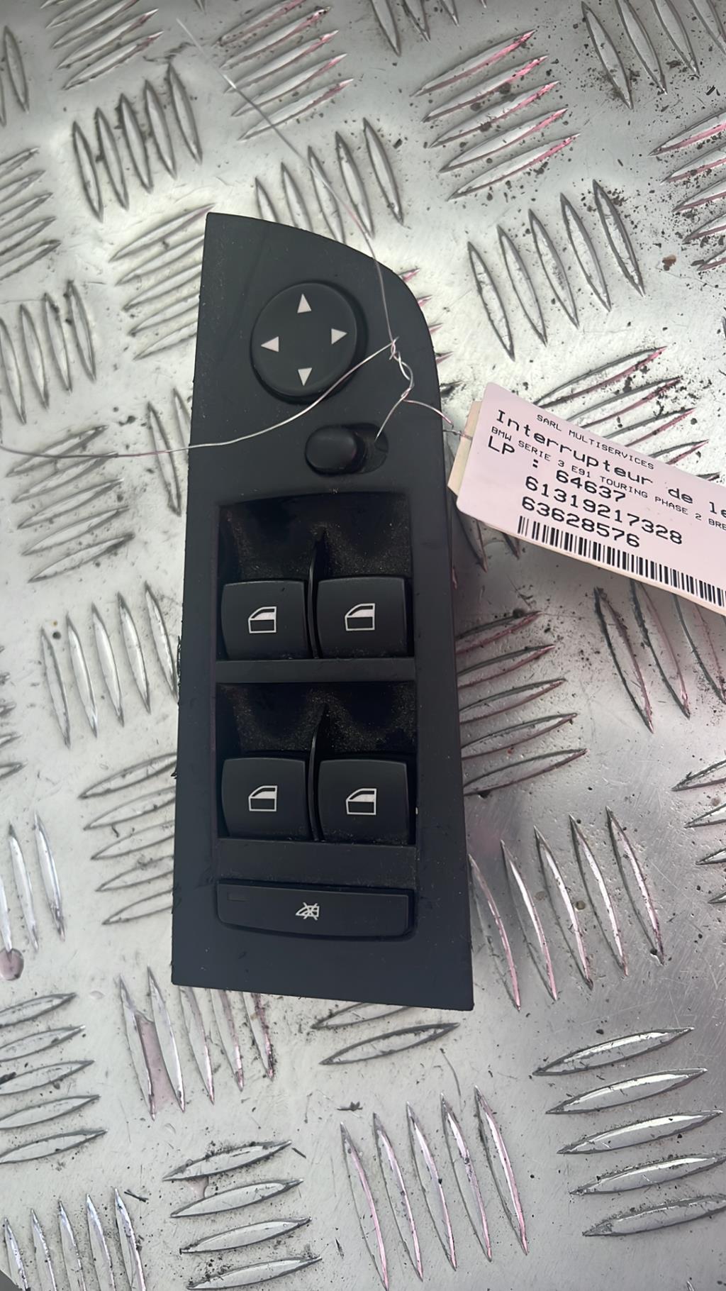 Interruttore lavacristalli anteriore sinistro BMW SERIE 3 E91 TOURING PHASE 2 BREAK Diésel - 1